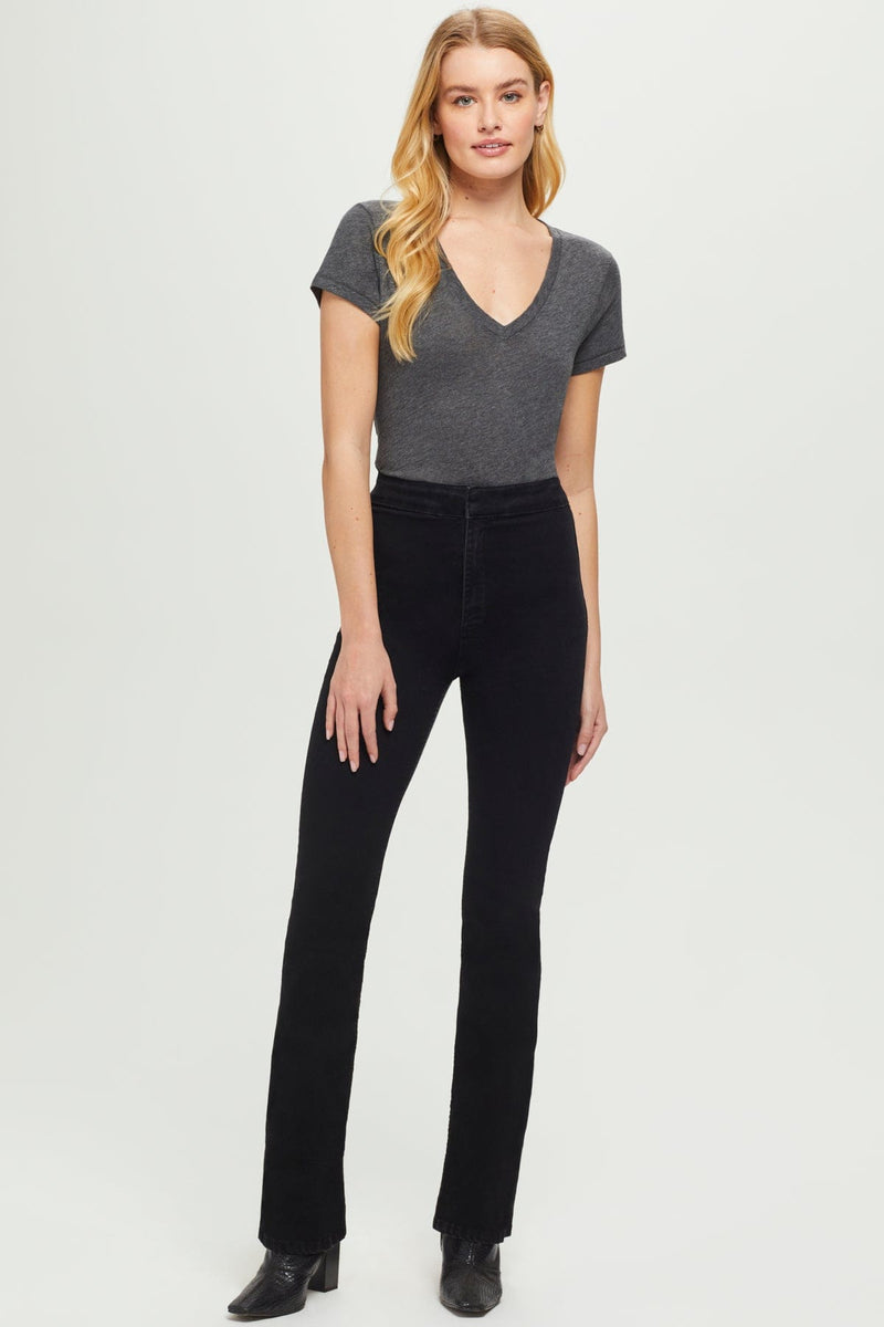 Signature Slub V Neck Tee - Goldie Lewinter