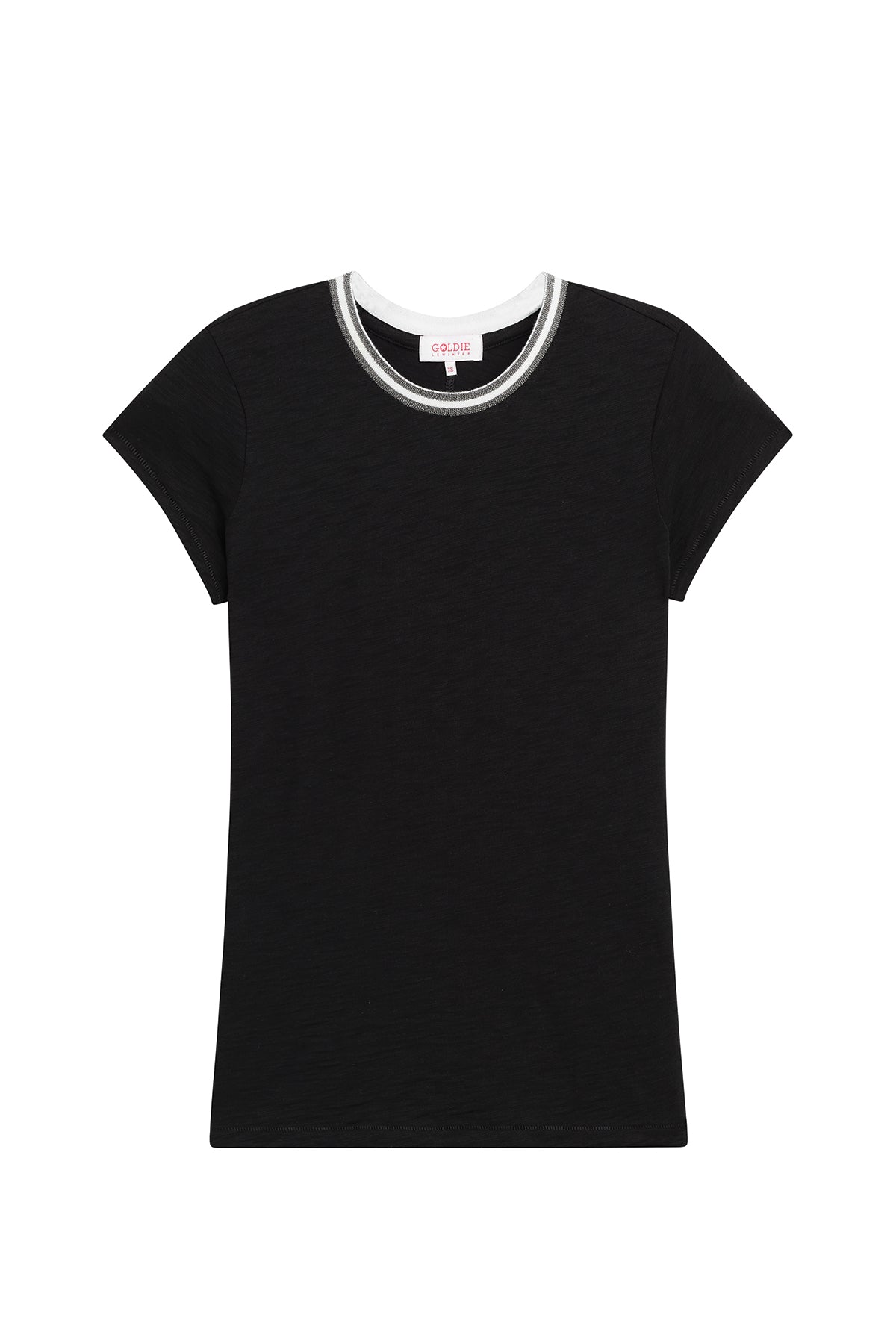 Midnight Shimmer Tipped Ringer Tee