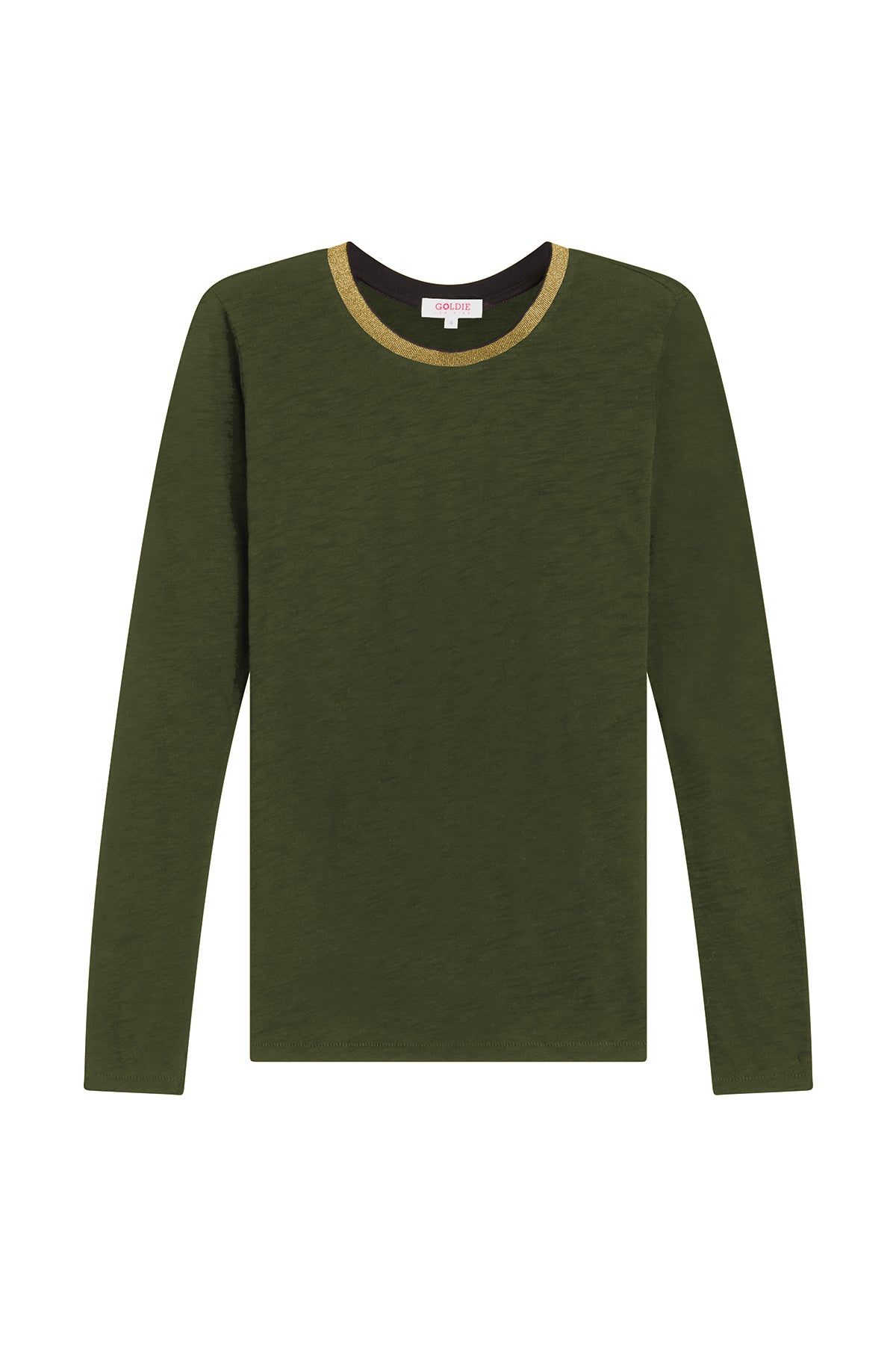 Pavé Shimmer Ringer Top - Goldie LeWinter #color_holly