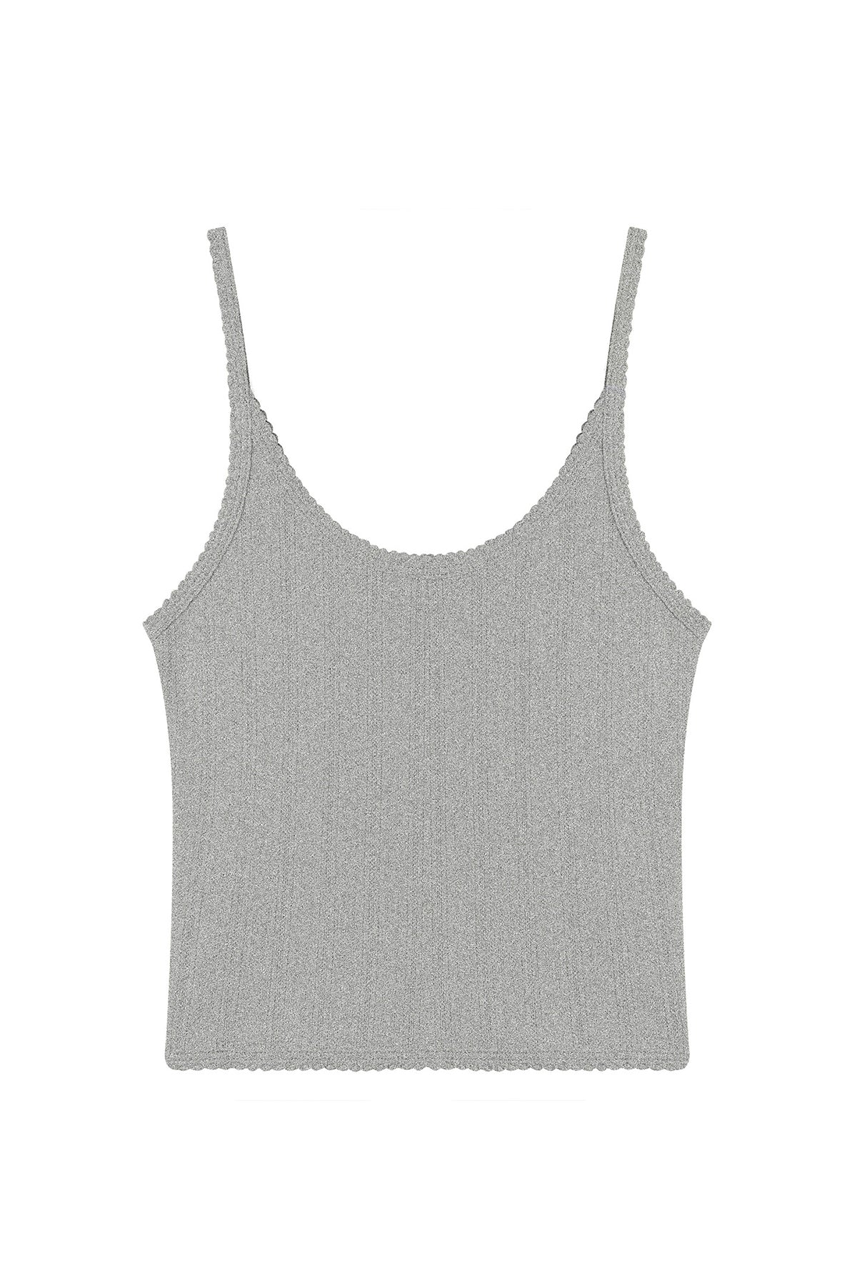 Ellie Cropped Cami - Goldie LeWinter #color_gray heather