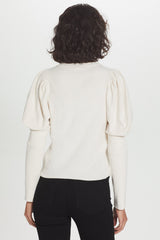 Reverse French Terry Puff Sleeve Sweatshirt - Goldie LeWinter
