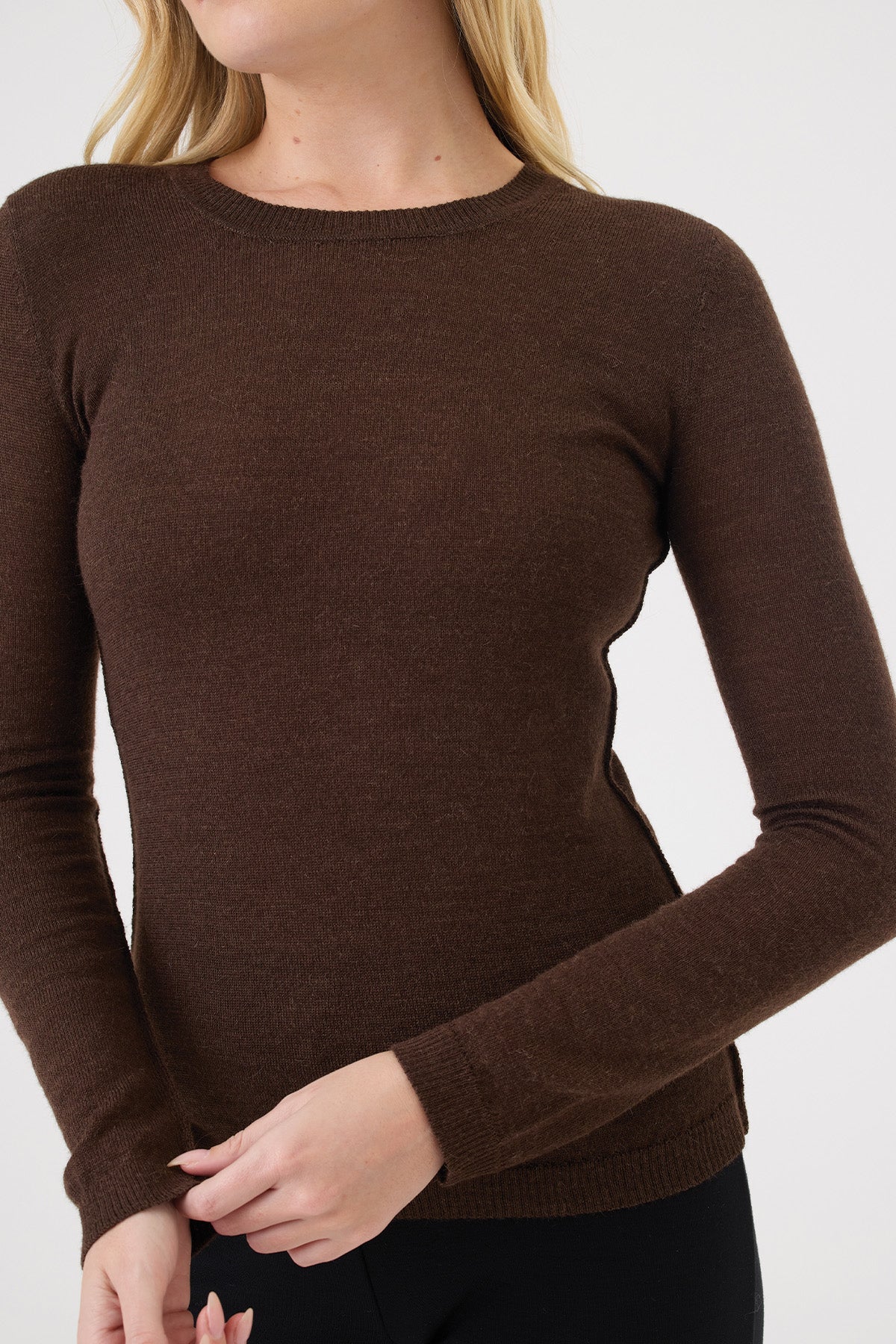 Margaux Sweater - Goldie LeWinter #color_coffee - limited edition