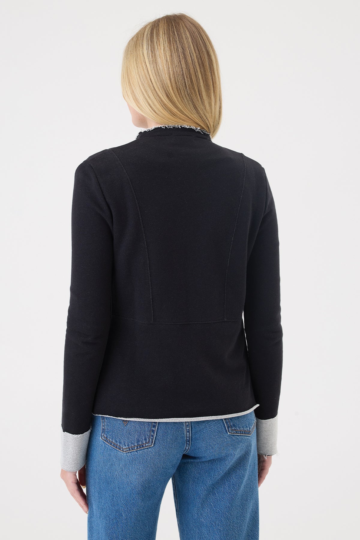 Melrose Drape Jacket - Goldie LeWinter #color_black