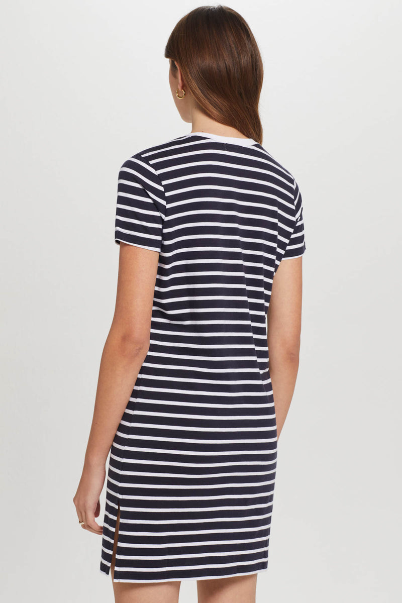 Nautical Stripe Tee Shirt Dress - Goldie Lewinter