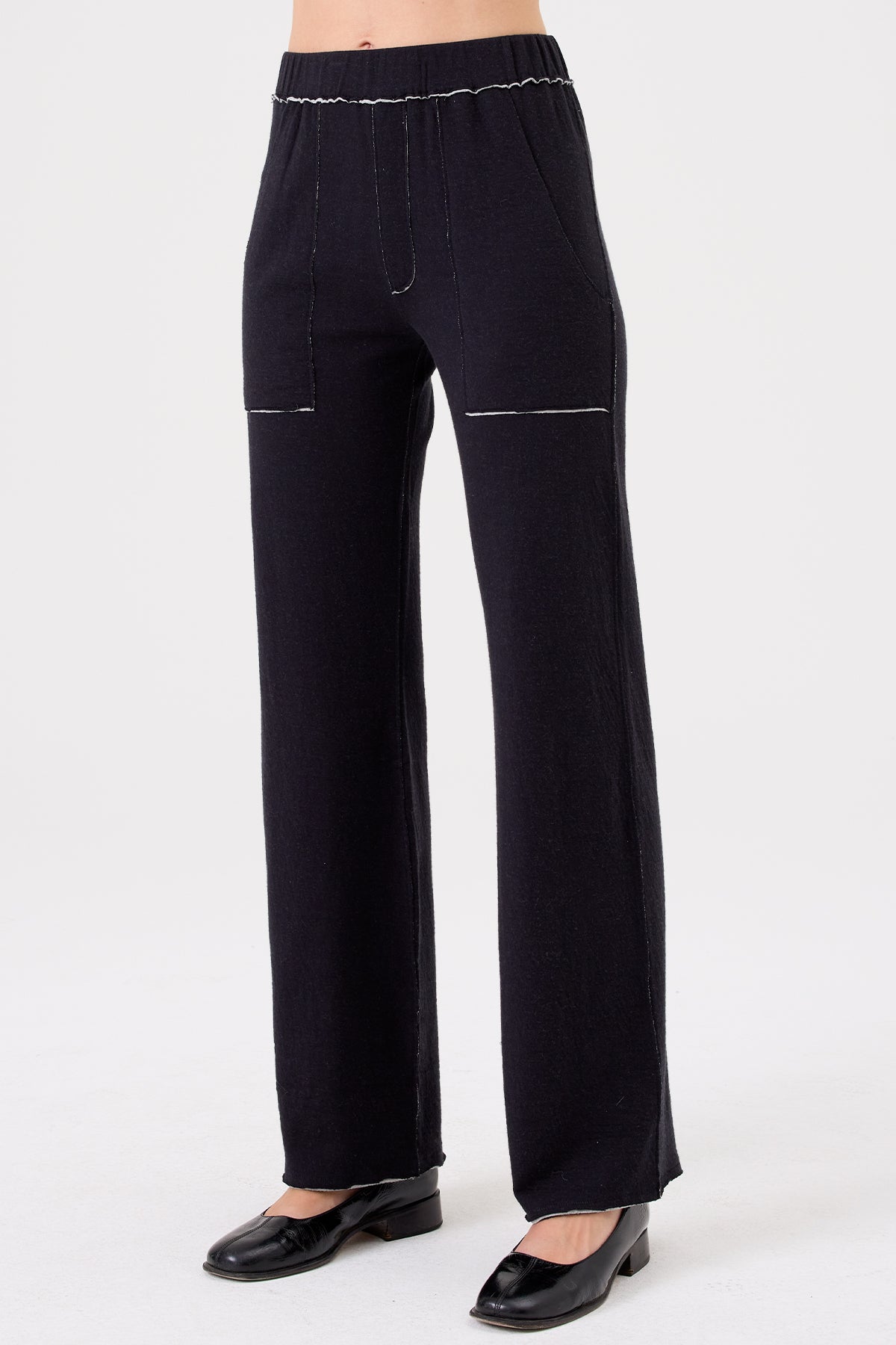 Stella Studio Pant - Goldie LeWinter #color_black / gray heather