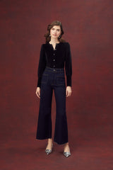 Victorian Velour Top - Goldie LeWinter