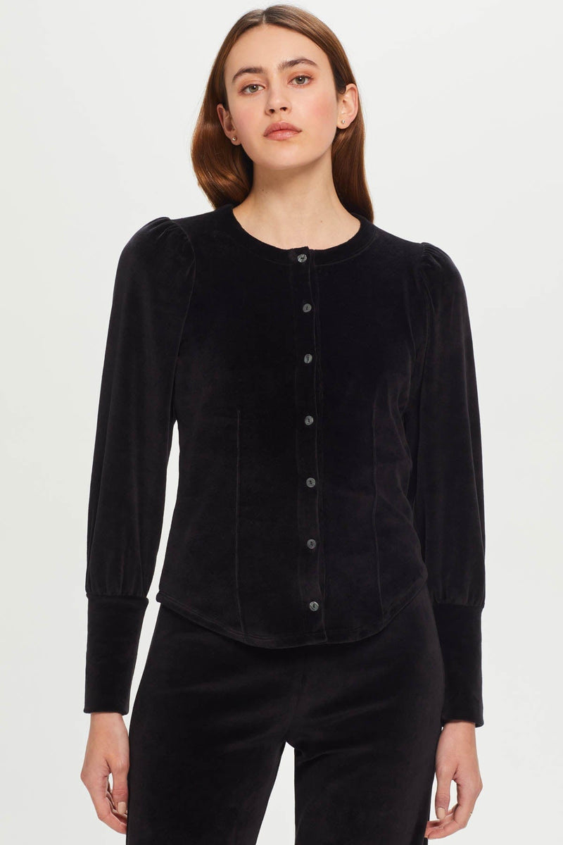 Victorian Velour Top - Goldie LeWinter