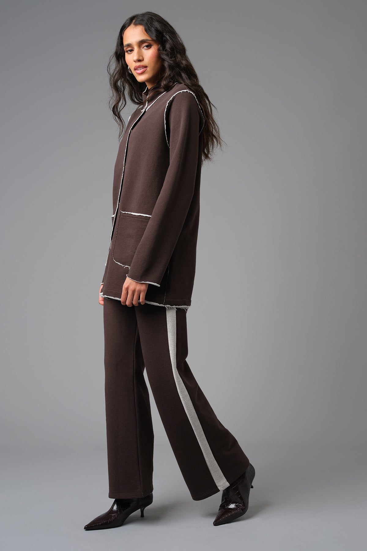 Melrose Utility Jacket - Goldie LeWinter #color_coffee - limited edition