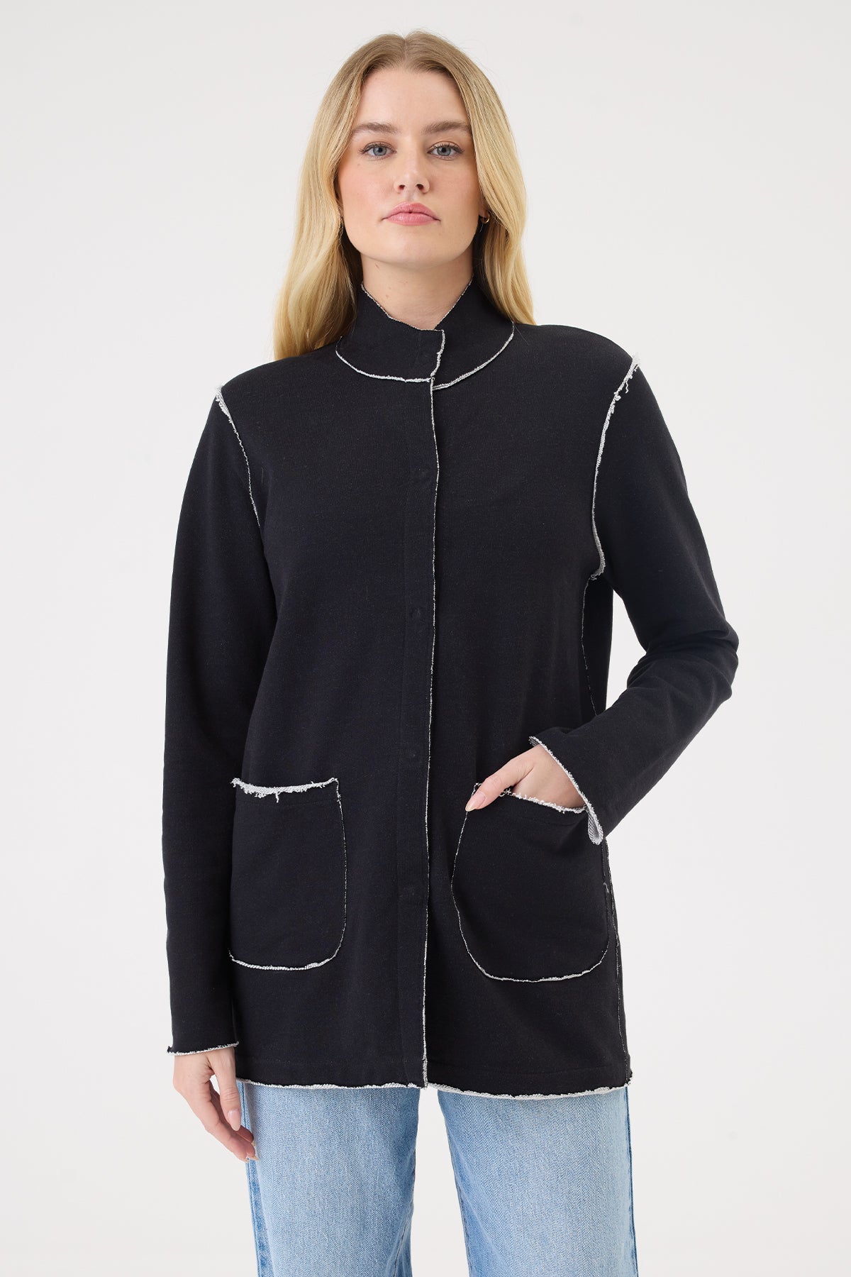 Melrose Utility Jacket - Goldie LeWinter #color_black