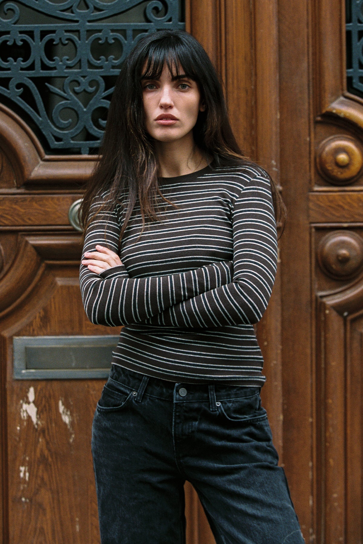 Shadow Stripe Top