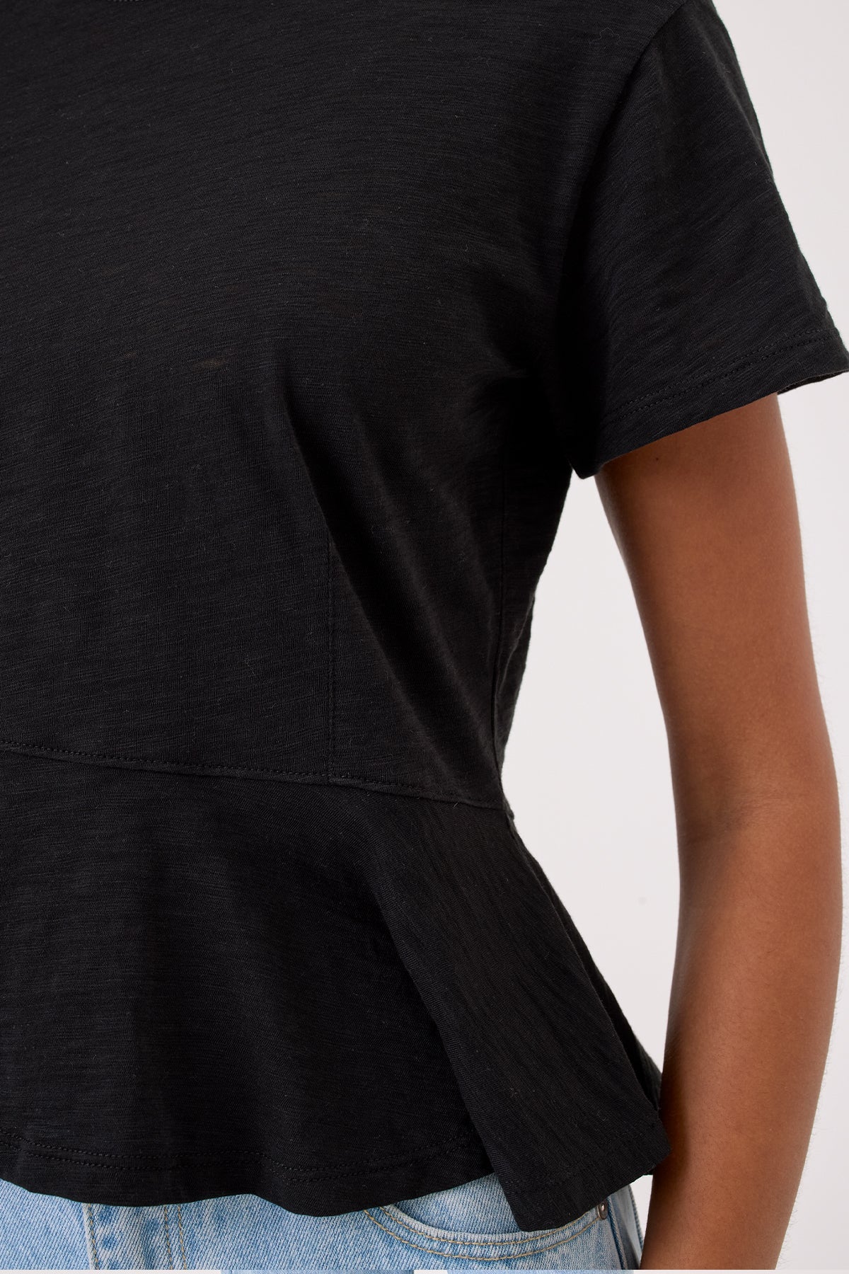 Alice Peplum Top - Goldie LeWinter #color_black