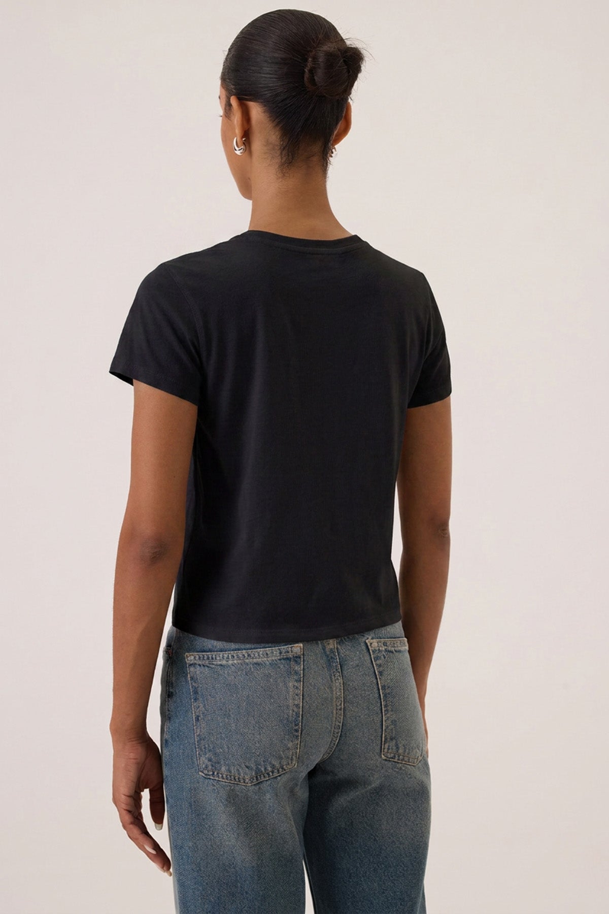 Amie Organic Tee - Goldie LeWinter #color_black