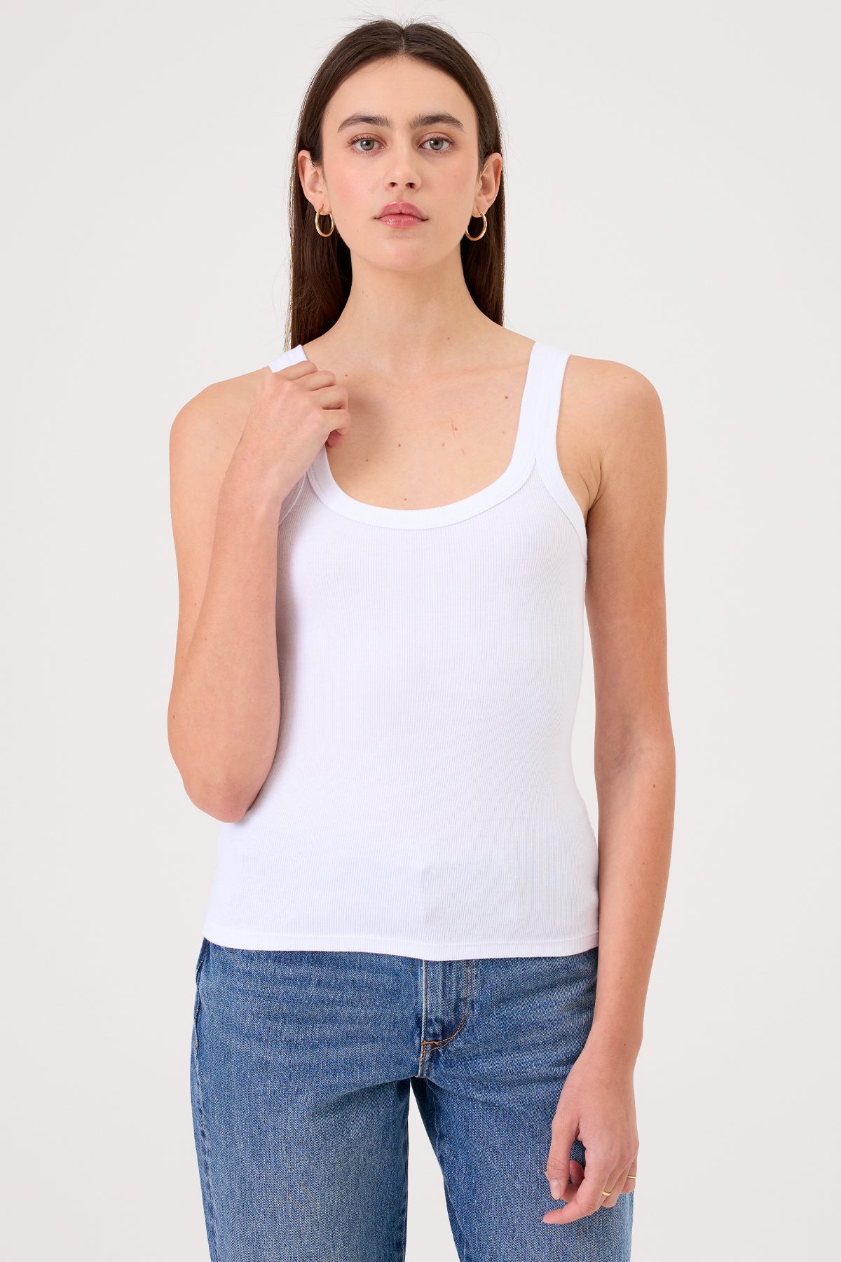 Angeline Tank - Goldie LeWinter #color_white
