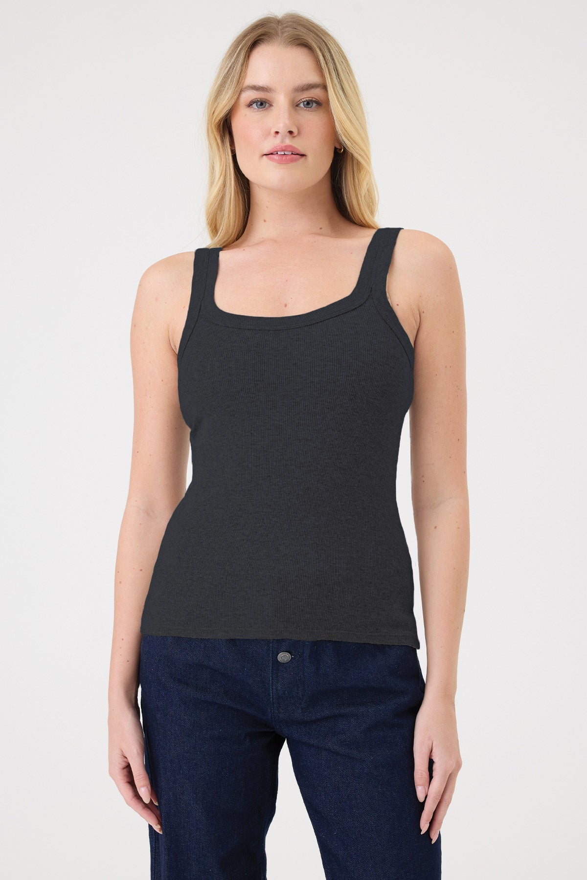 Angeline Tank - Goldie LeWinter #color_charcoal heather