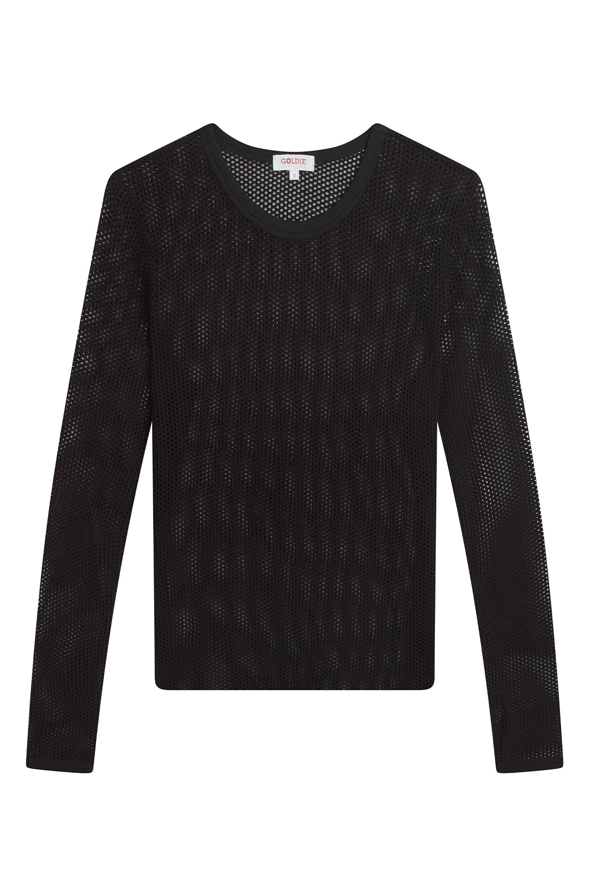 Aubrey Fishnet Top - Goldie LeWinter #color_black