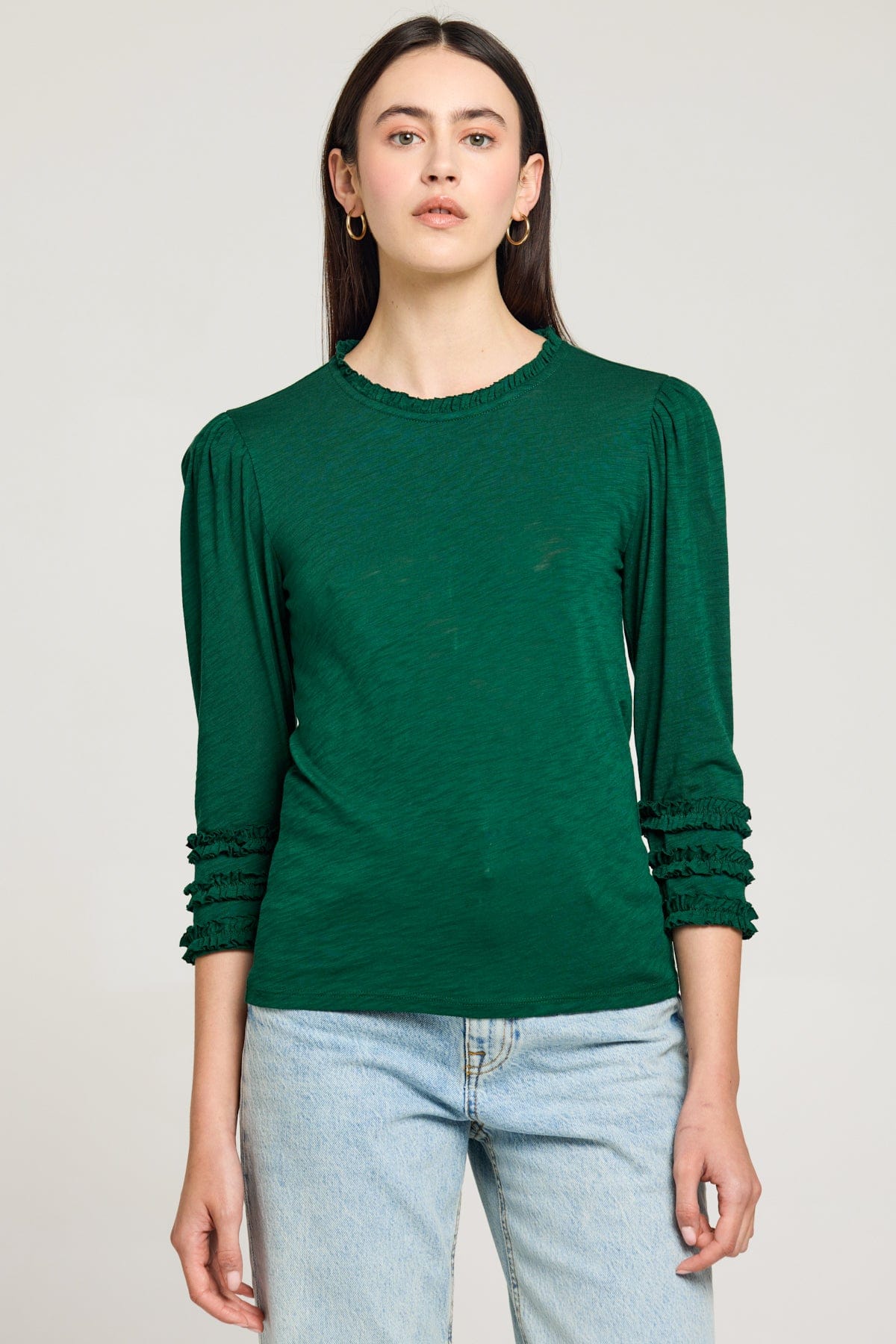 Audrey Ruffle Top - Goldie LeWinter