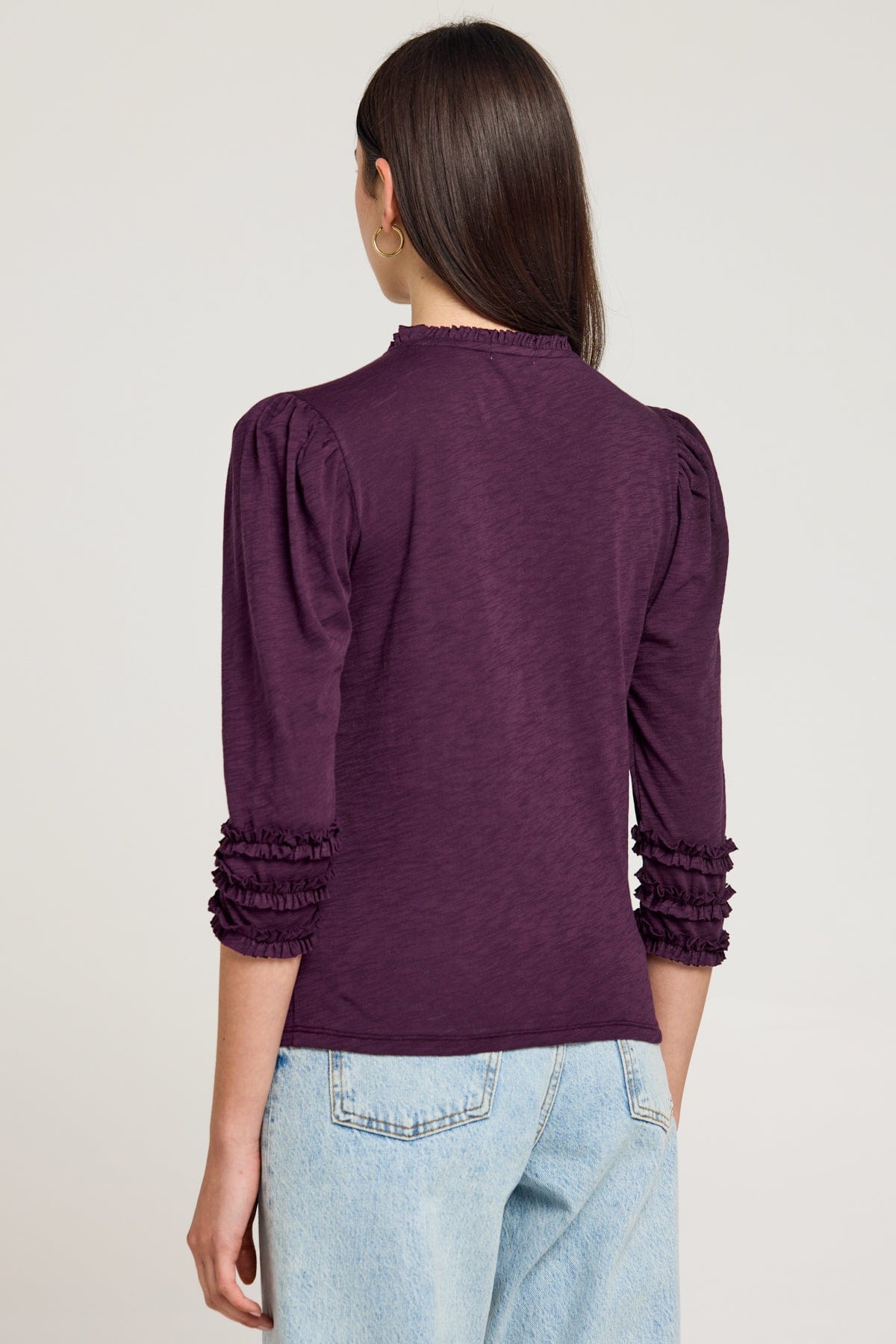 Audrey Ruffle Top - Goldie LeWinter