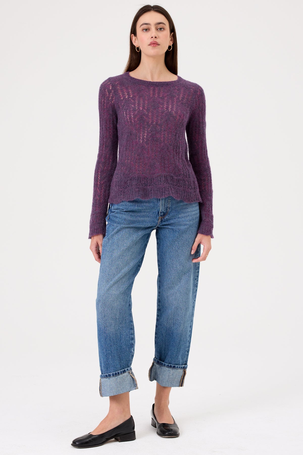 Aurora Sweater - Goldie LeWinter #color_violet multi