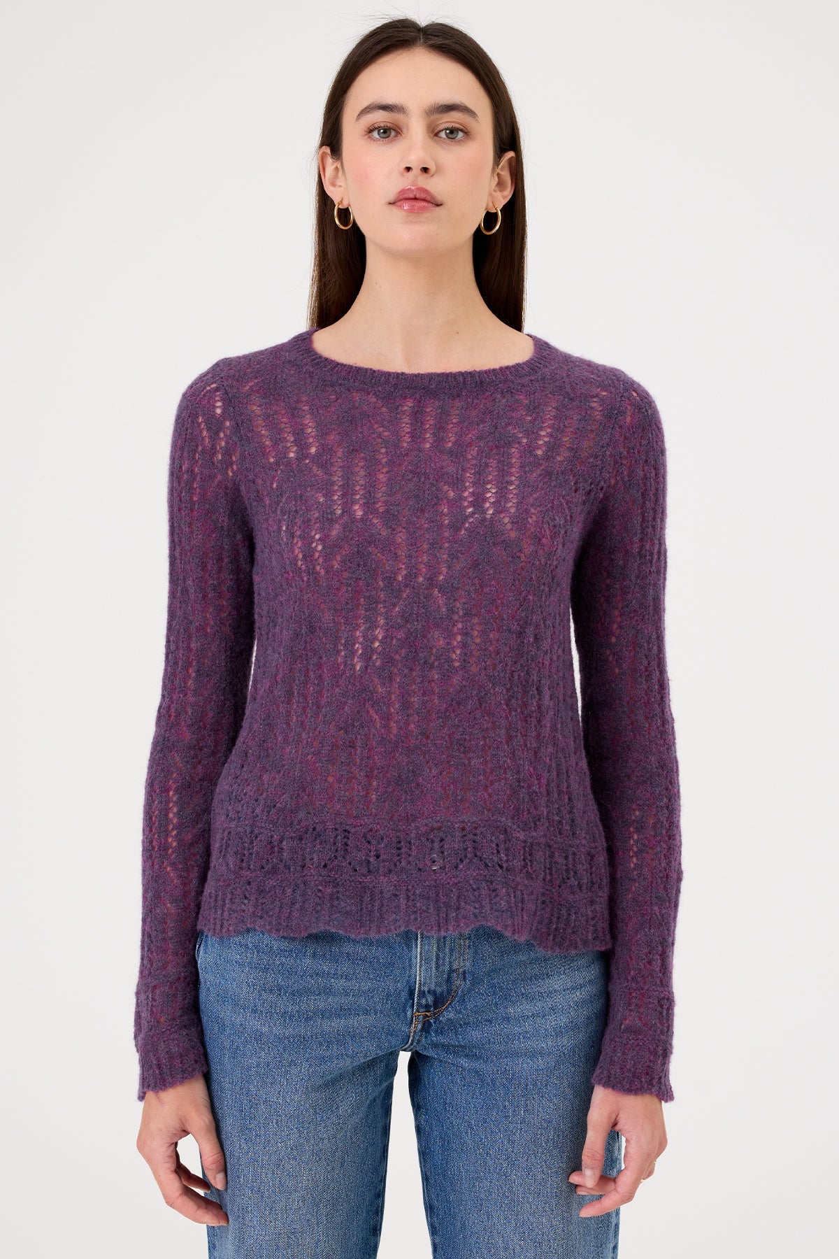 Aurora Sweater - Goldie LeWinter #color_violet multi