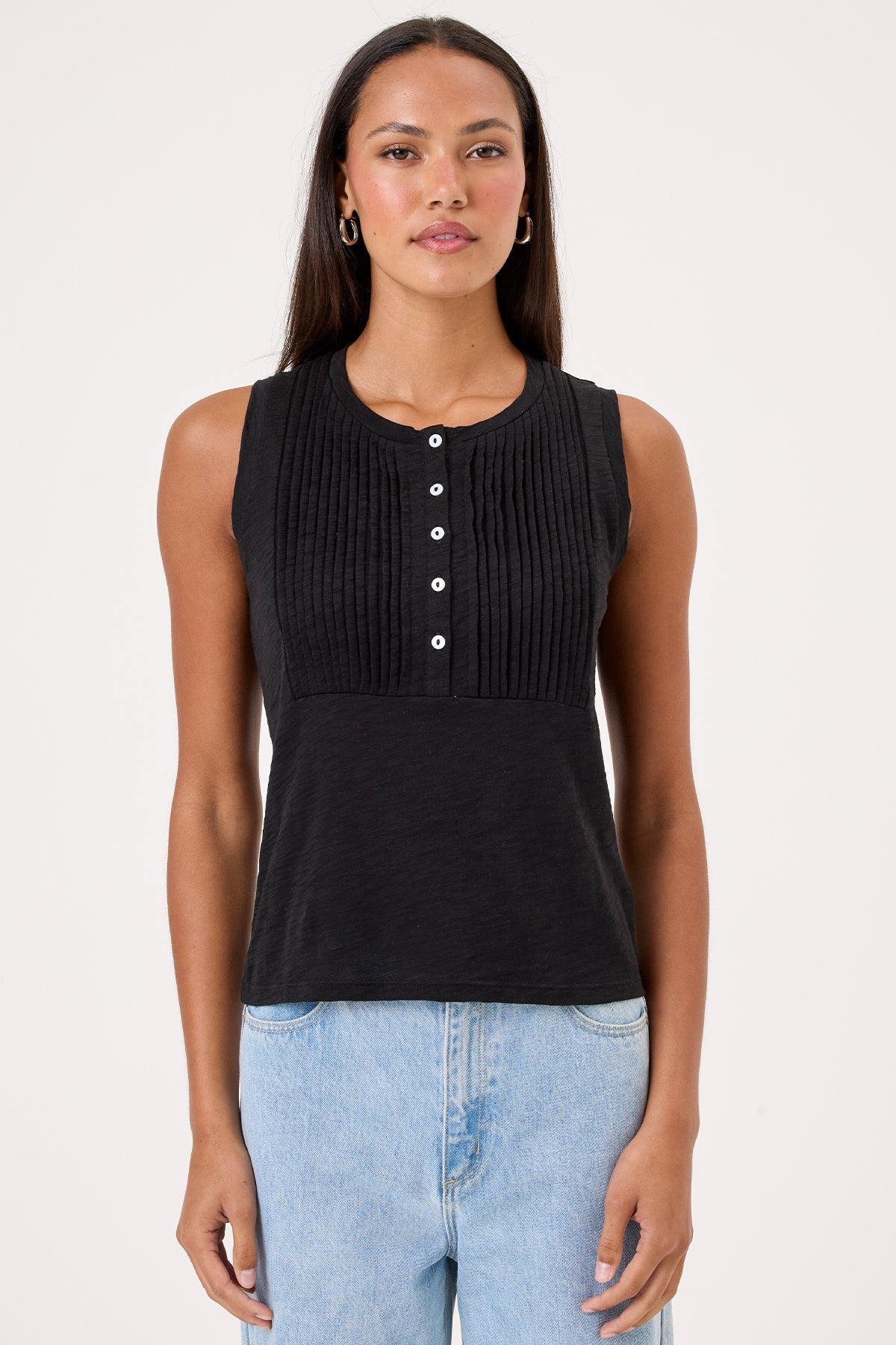Ava Henley Tank - Goldie LeWinter #color_black