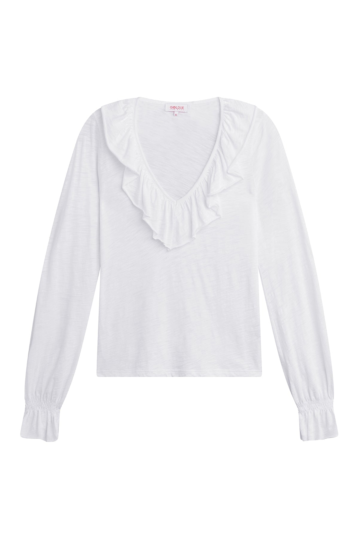 Bella Ruffle Top - Goldie LeWinter #color_white