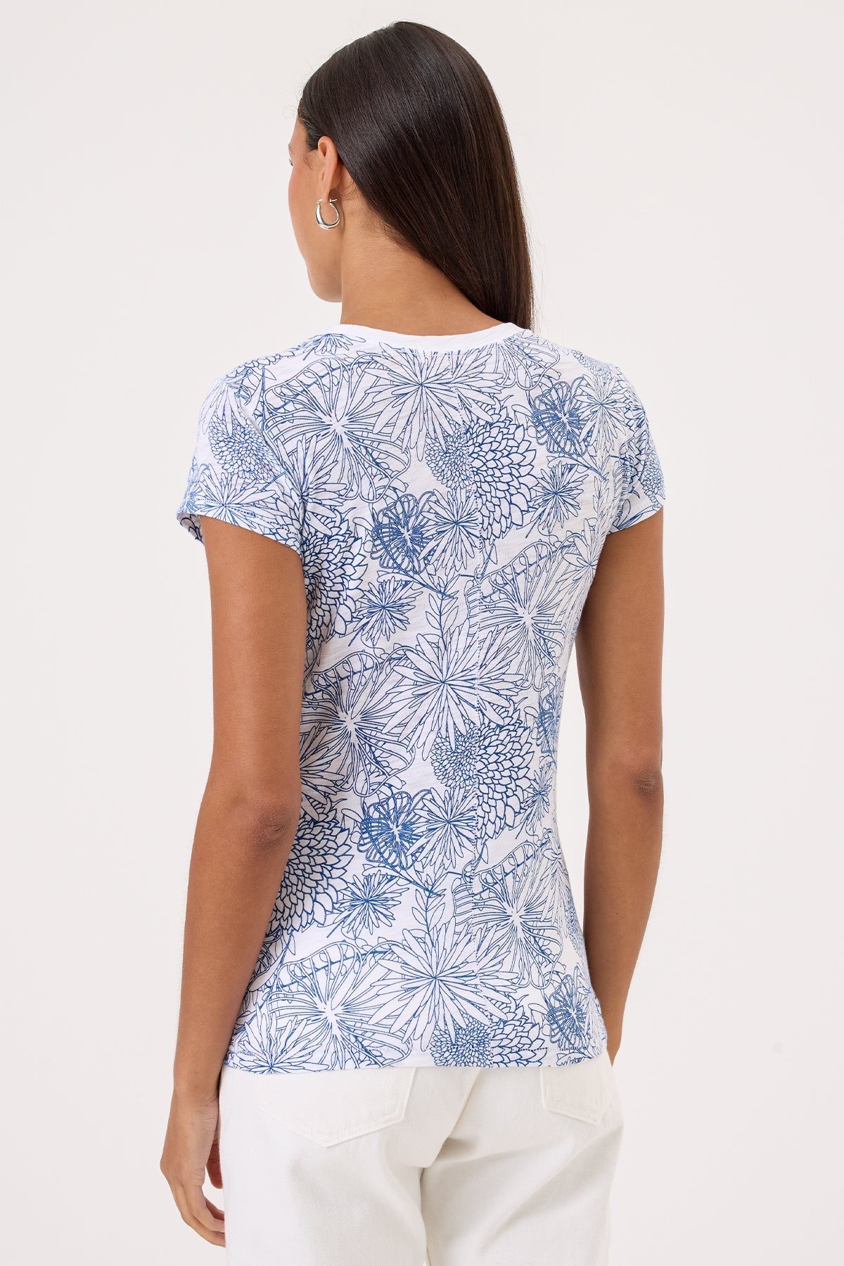 Botanical Ringer Tee - Goldie LeWinter #color_limoges