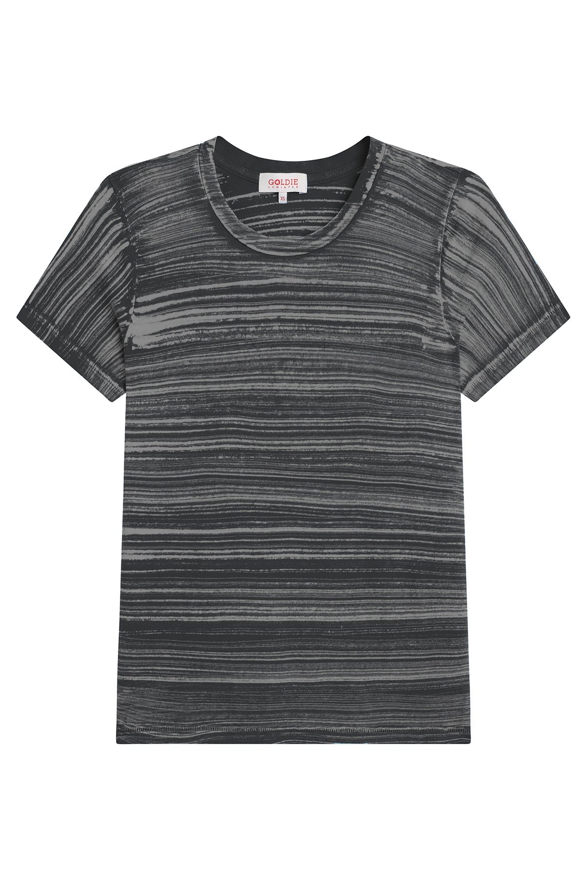 Cabana Stripe Boy Tee - Goldie LeWinter #color_black