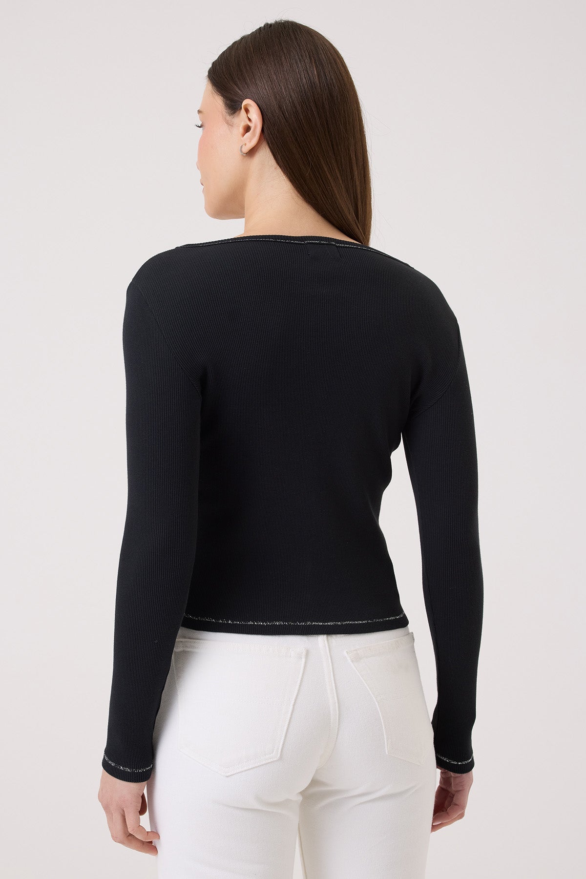Céleste Organic Micro Rib Cardigan