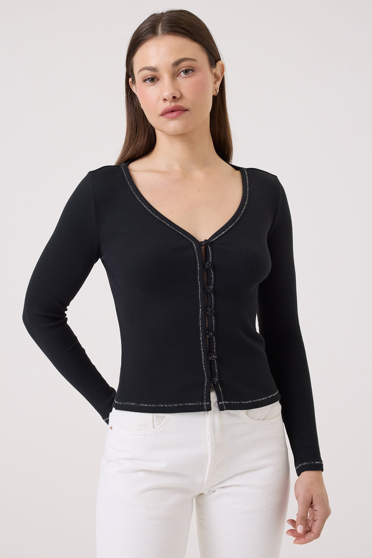 Céleste Organic Micro Rib Cardigan