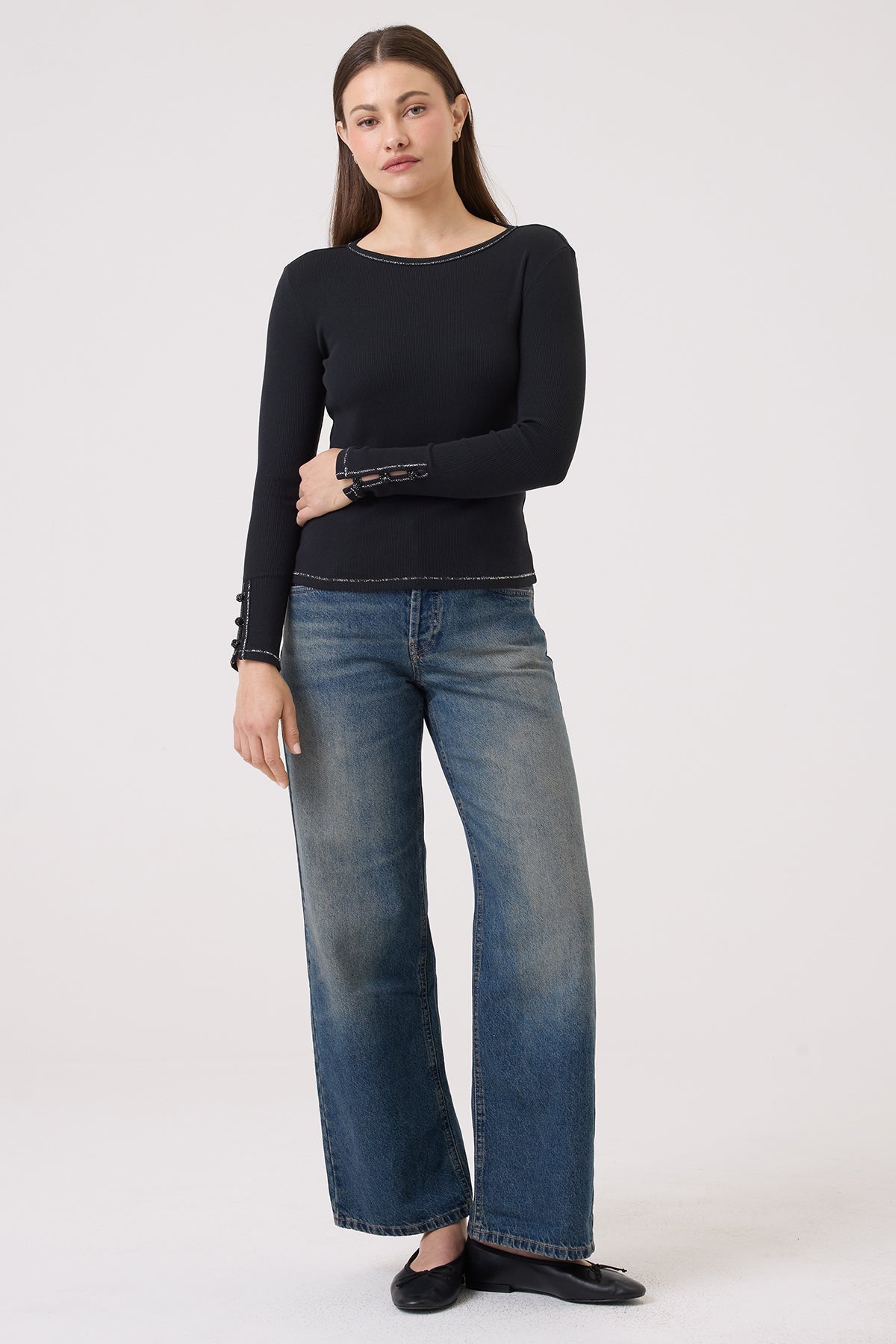 Céleste Organic Micro Rib Top