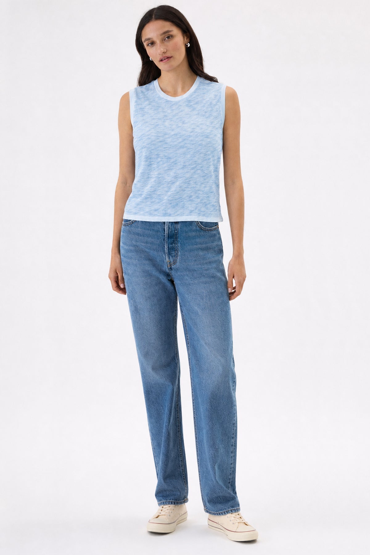 Coastal Sunwash Crop Tank - Goldie LeWinter #color_sea - limited edition