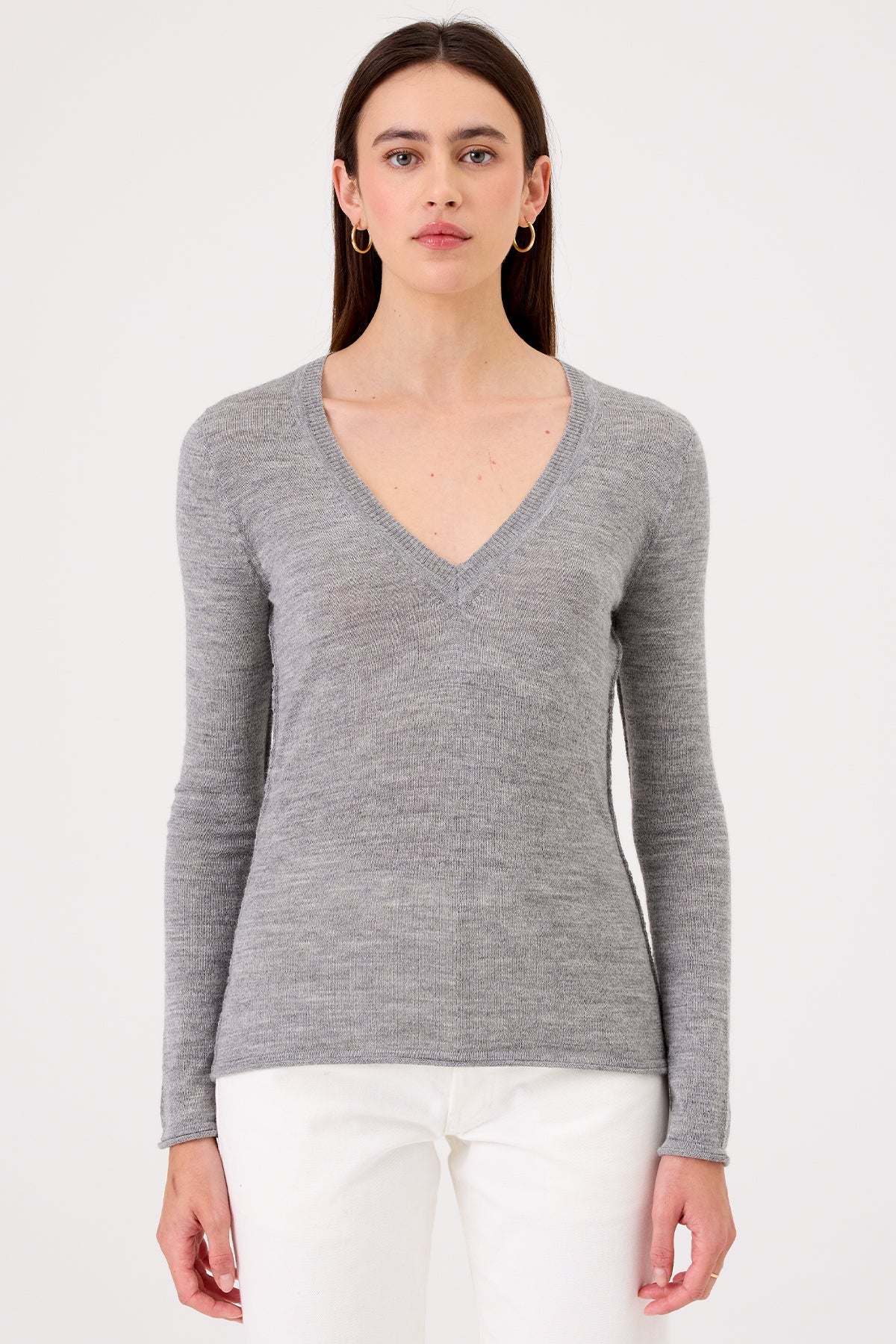 Elise Sweater - Goldie LeWinter #color_gray heather