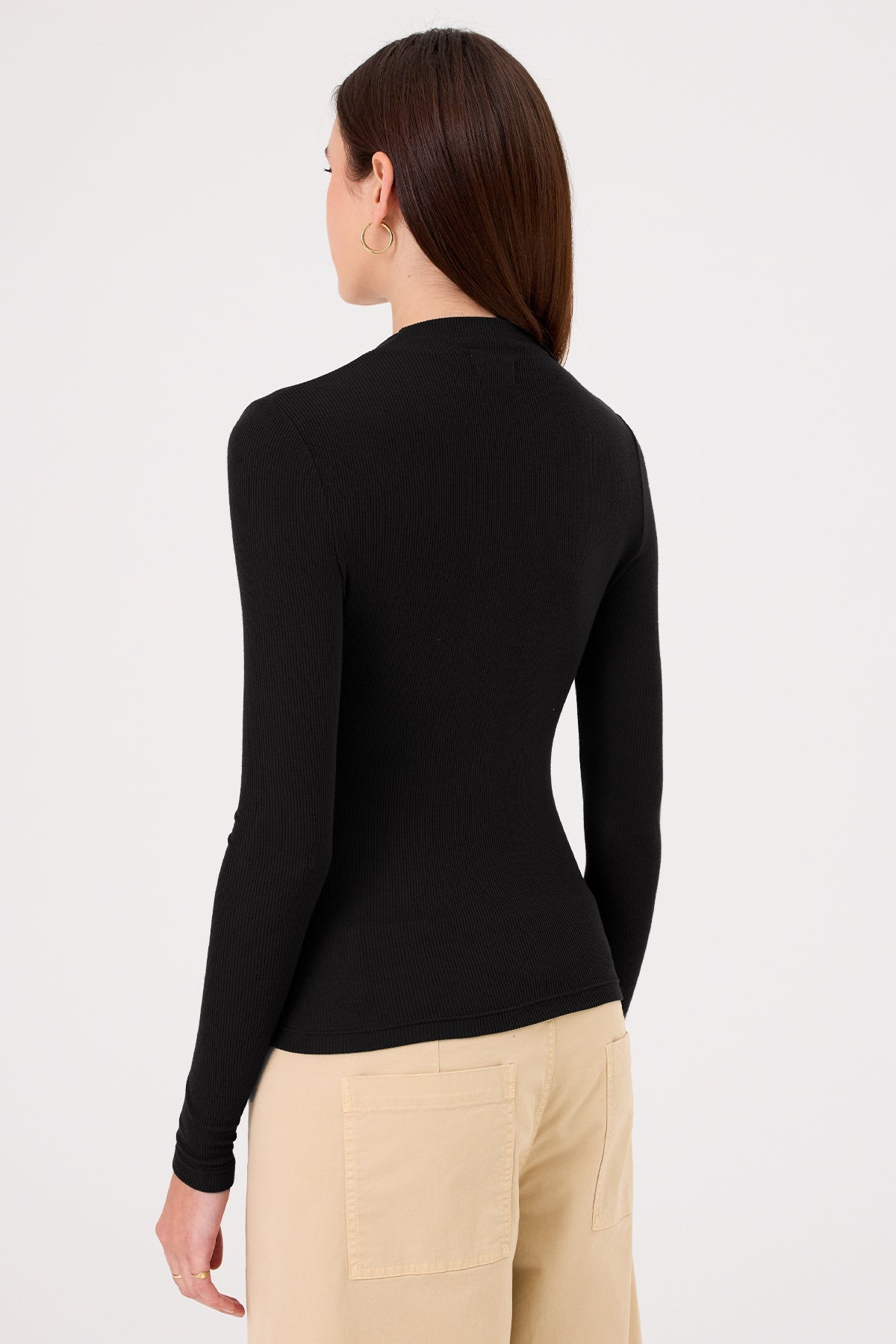 Fortuna Ruched Top - Goldie LeWinter #color_black