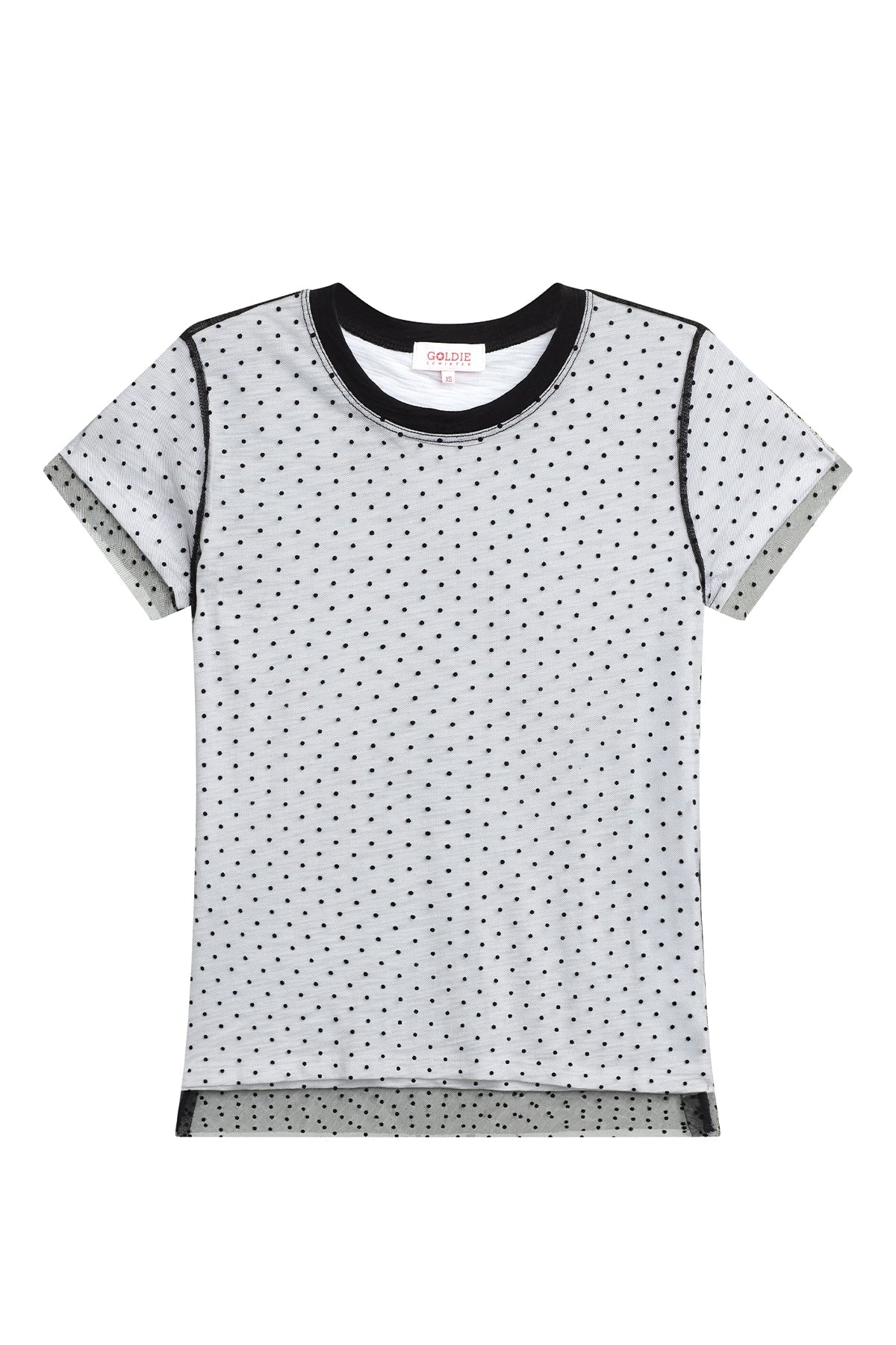 French Kiss Tee - Goldie LeWinter #color_white