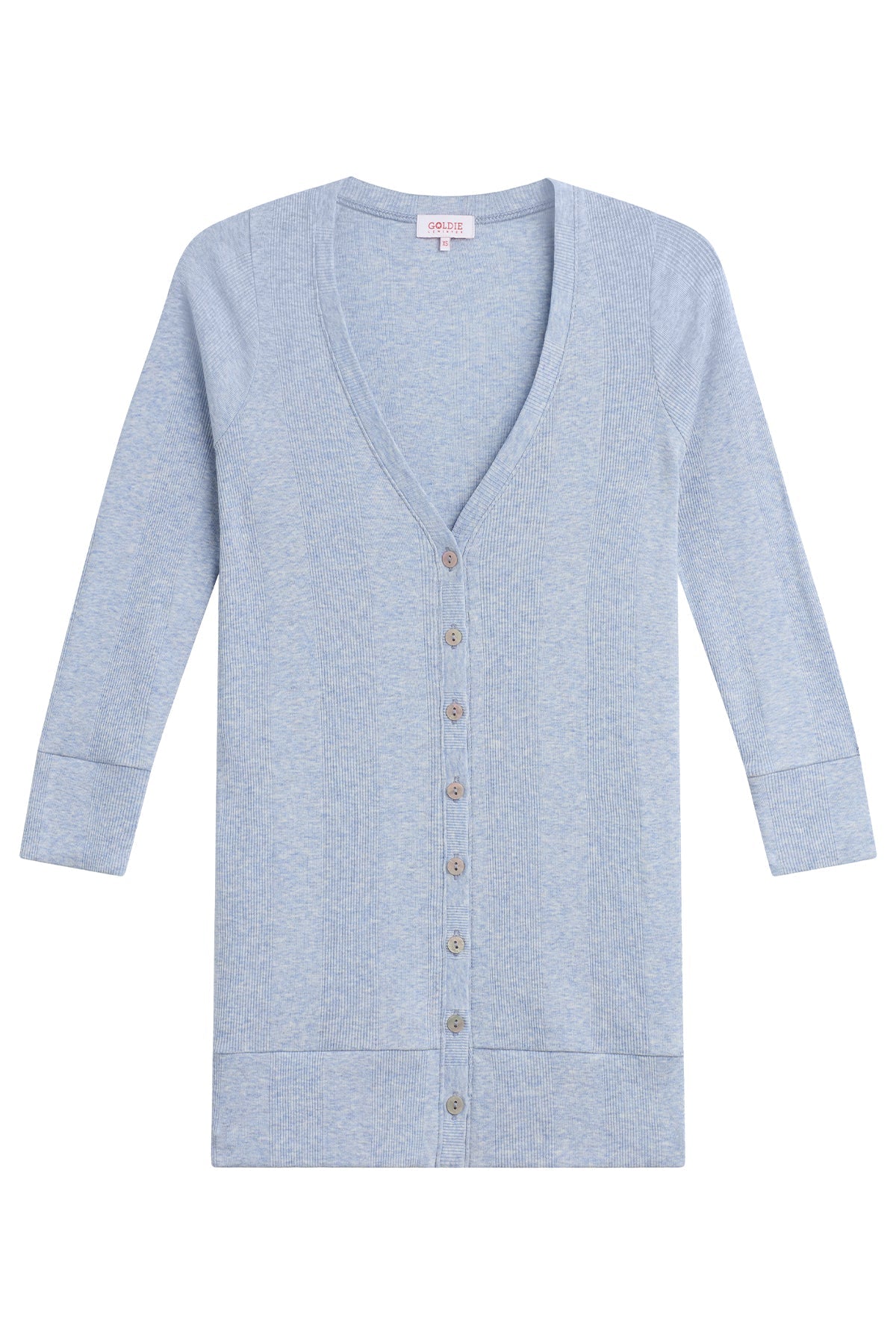 Harper Cardigan - Goldie LeWinter #color_blue heather