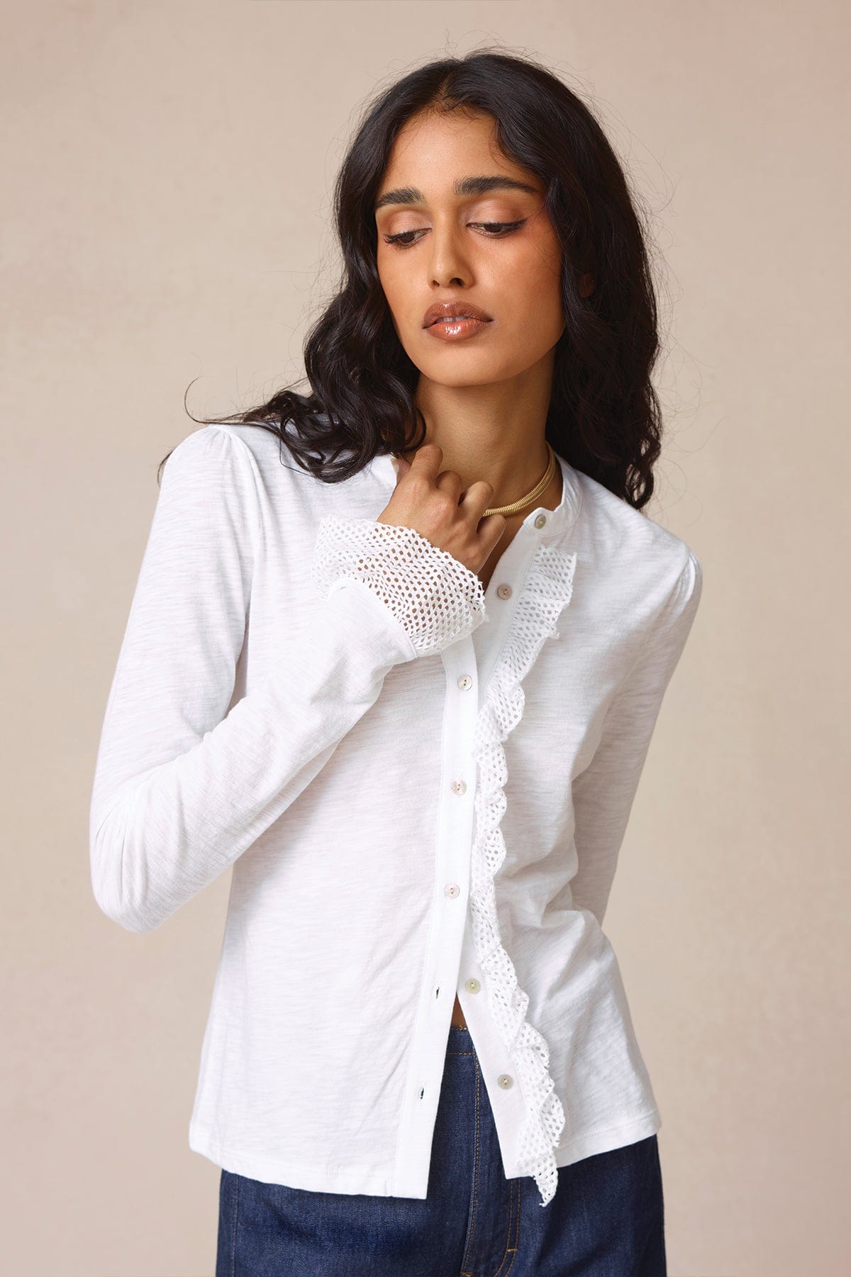 Isabel Ruffle Shirt - Goldie LeWinter