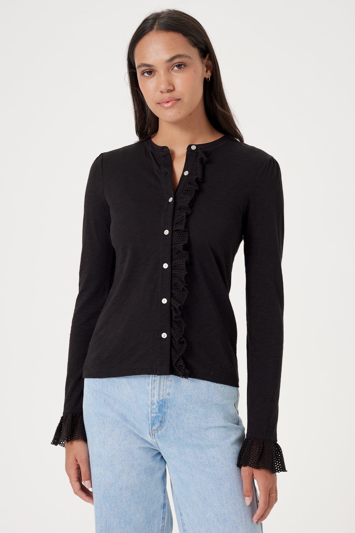 Isabel Ruffle Shirt - Goldie LeWinter
