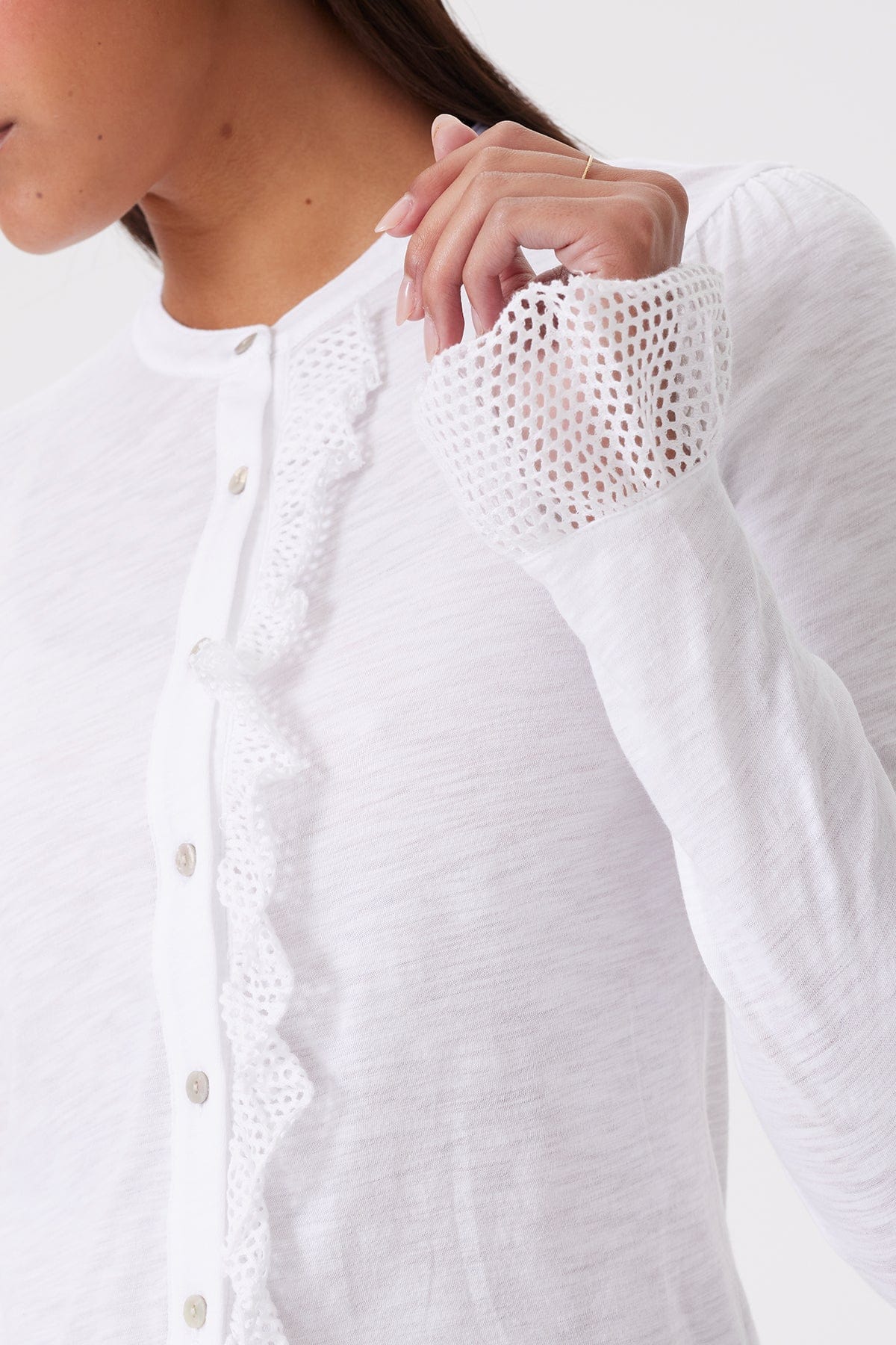 Isabel Ruffle Shirt - Goldie LeWinter