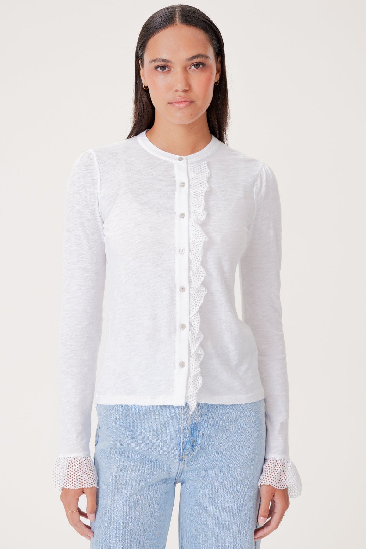 Isabel Ruffle Shirt - Goldie LeWinter