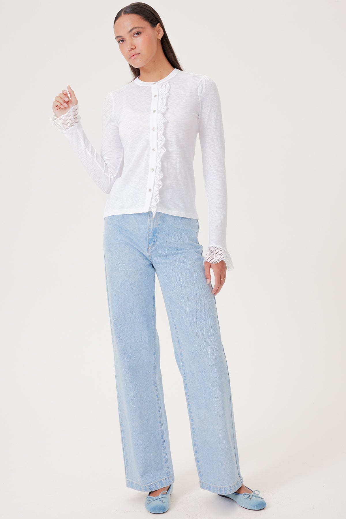 Isabel Ruffle Shirt - Goldie LeWinter