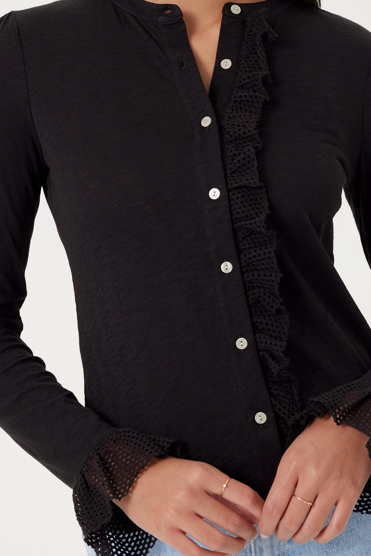 Isabel Ruffle Shirt - Goldie LeWinter