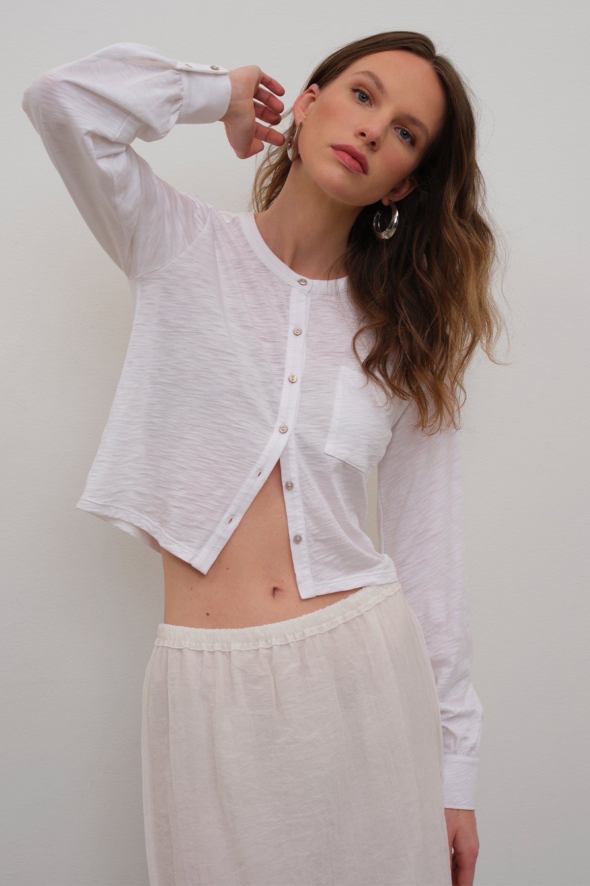 Julia Crop Shirt