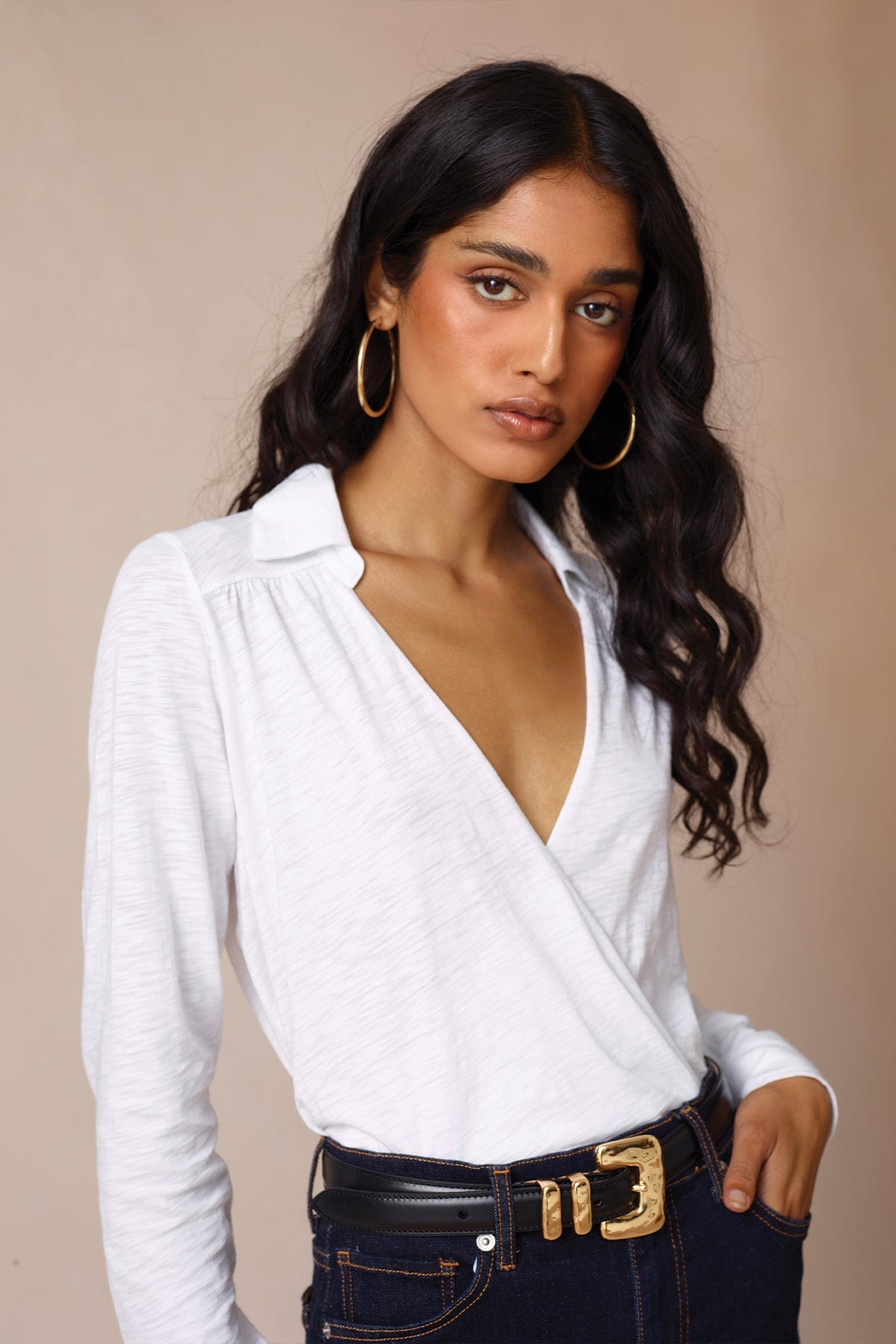 Lauren Surplice Top - Goldie LeWinter