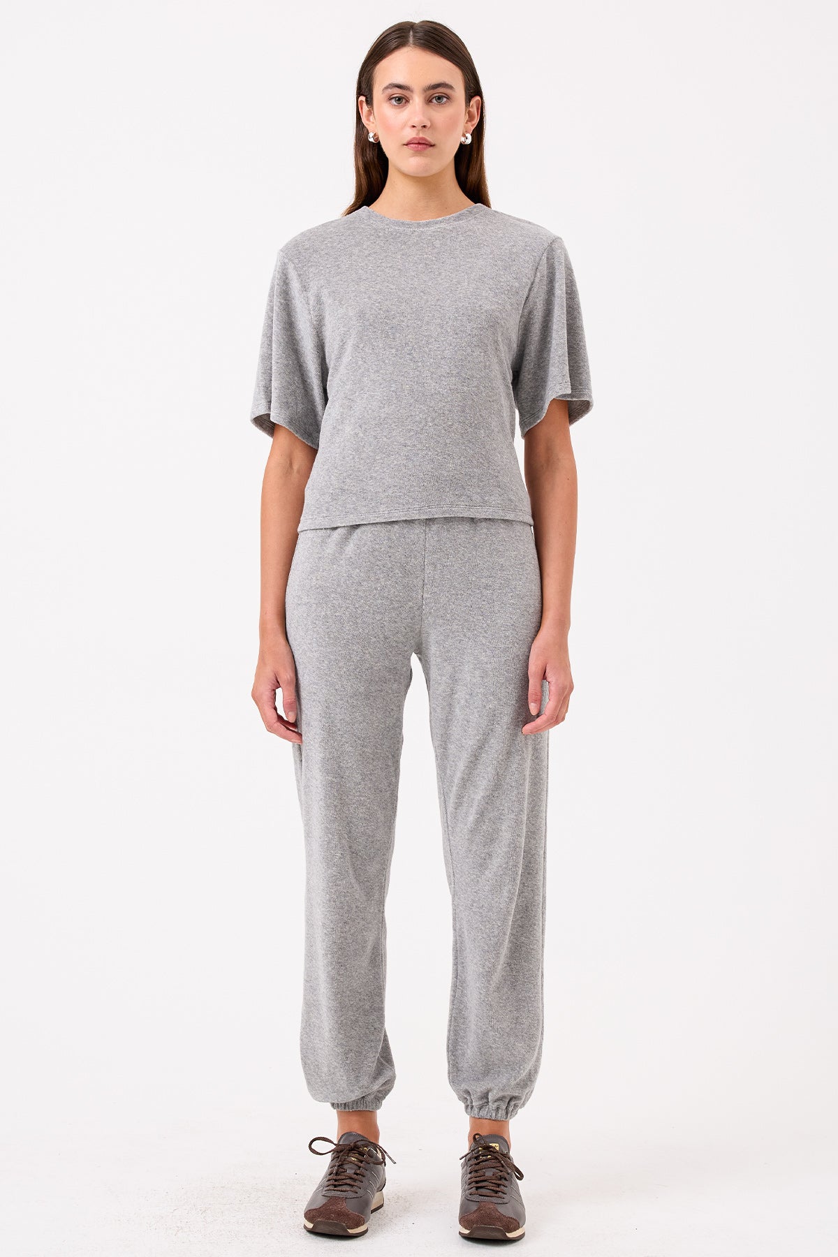 Life of Luxury Kimono Top - Goldie LeWinter #color_gray heather