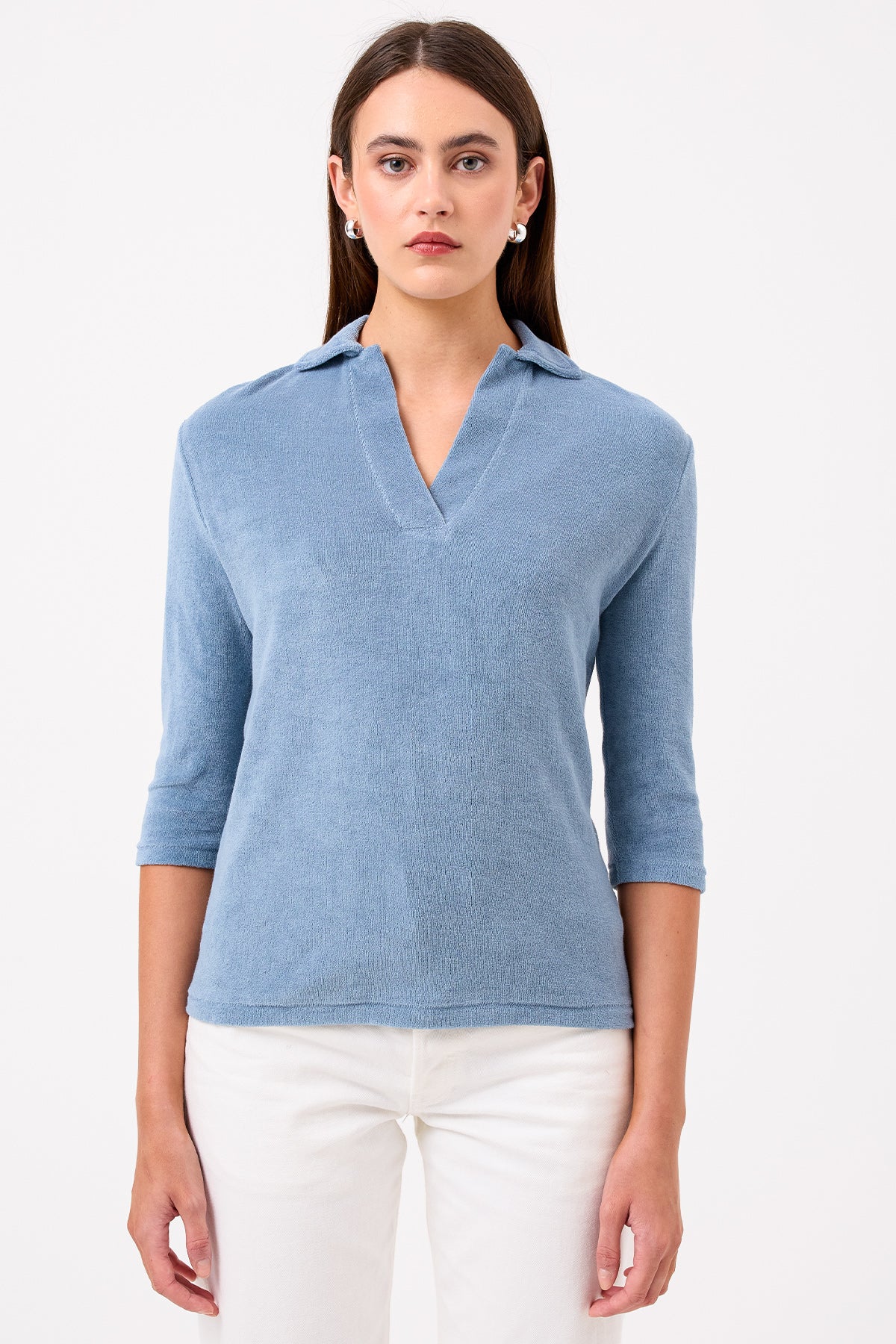 Life of Luxury Polo - Goldie LeWinter #color_faded denim - limited edition