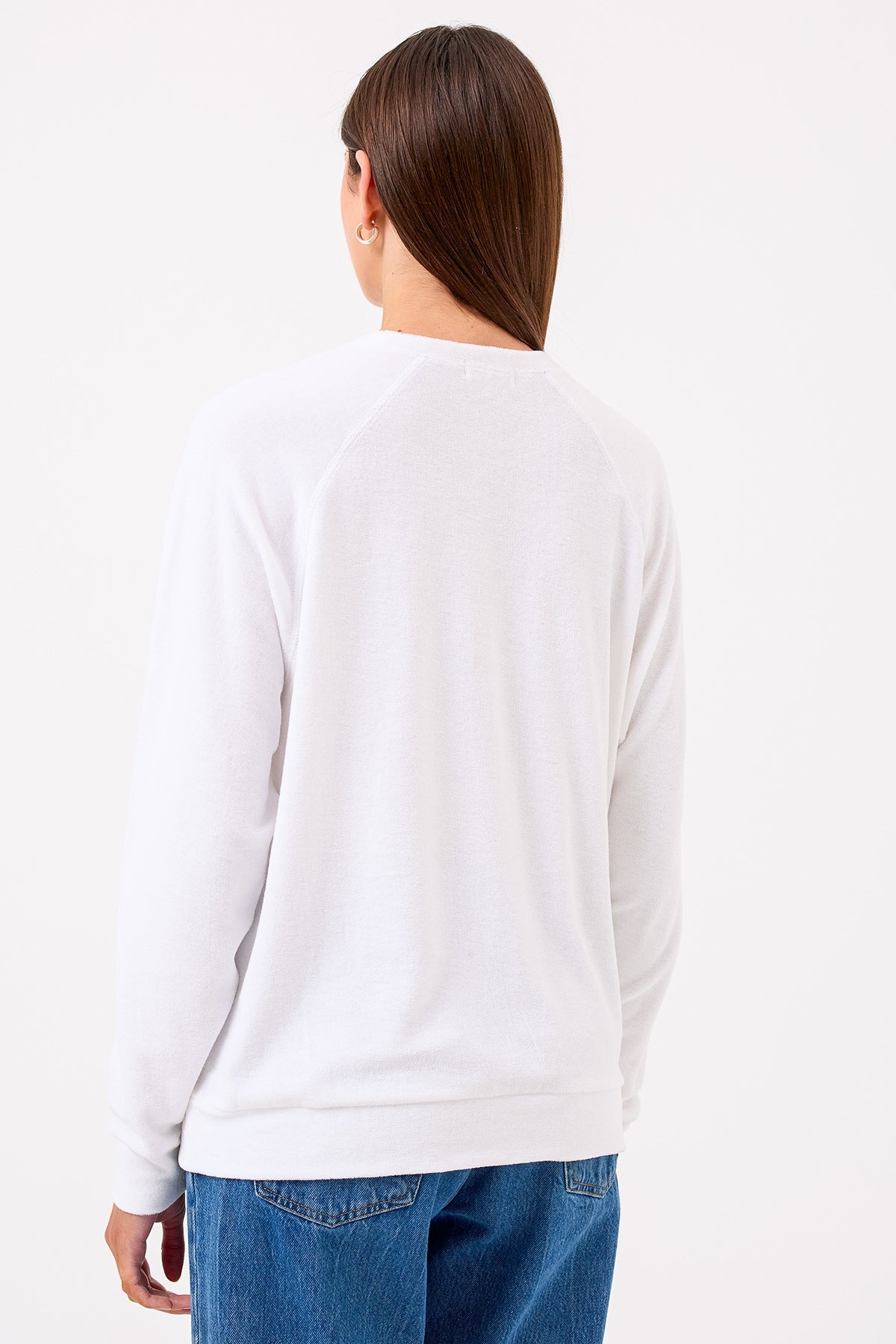 Life of Luxury Raglan Sweatshirt - Goldie LeWinter #color_white