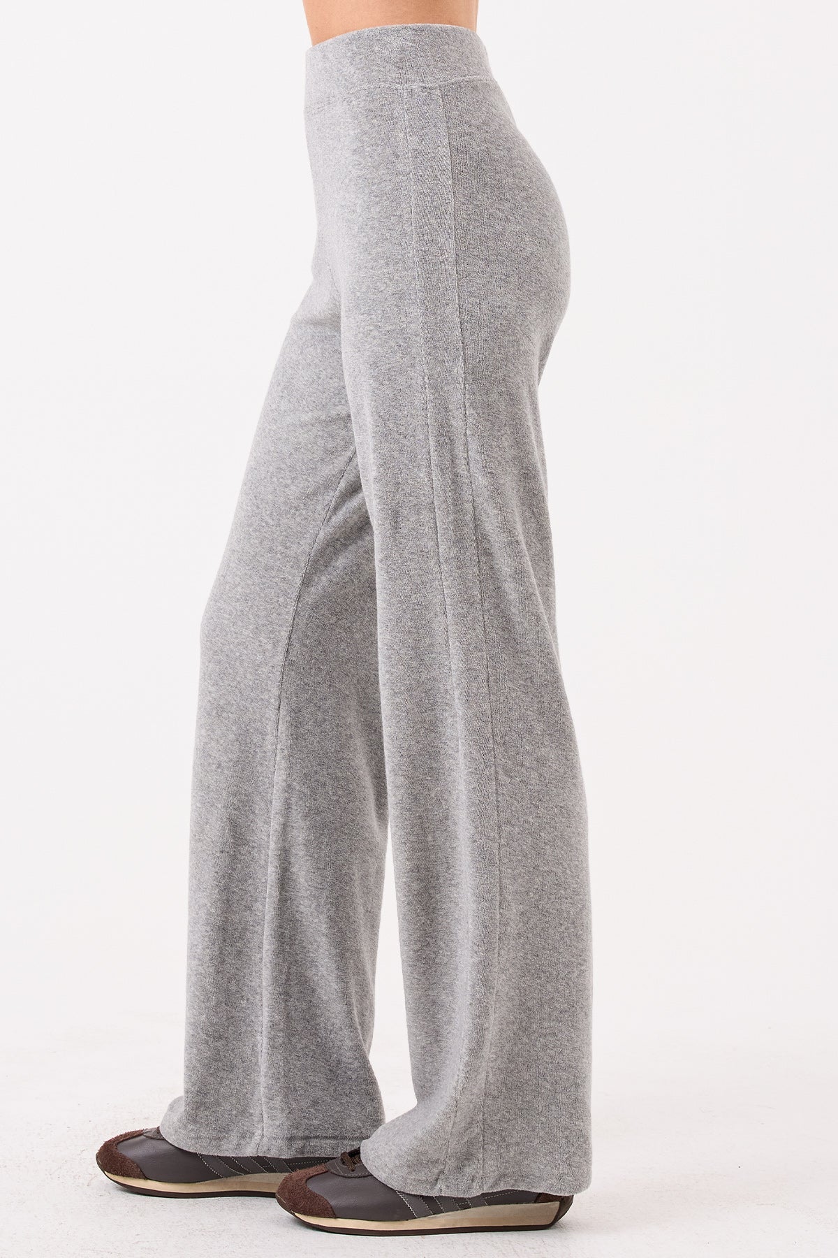 Life of Luxury Track Pant - Goldie LeWinter #color_gray heather