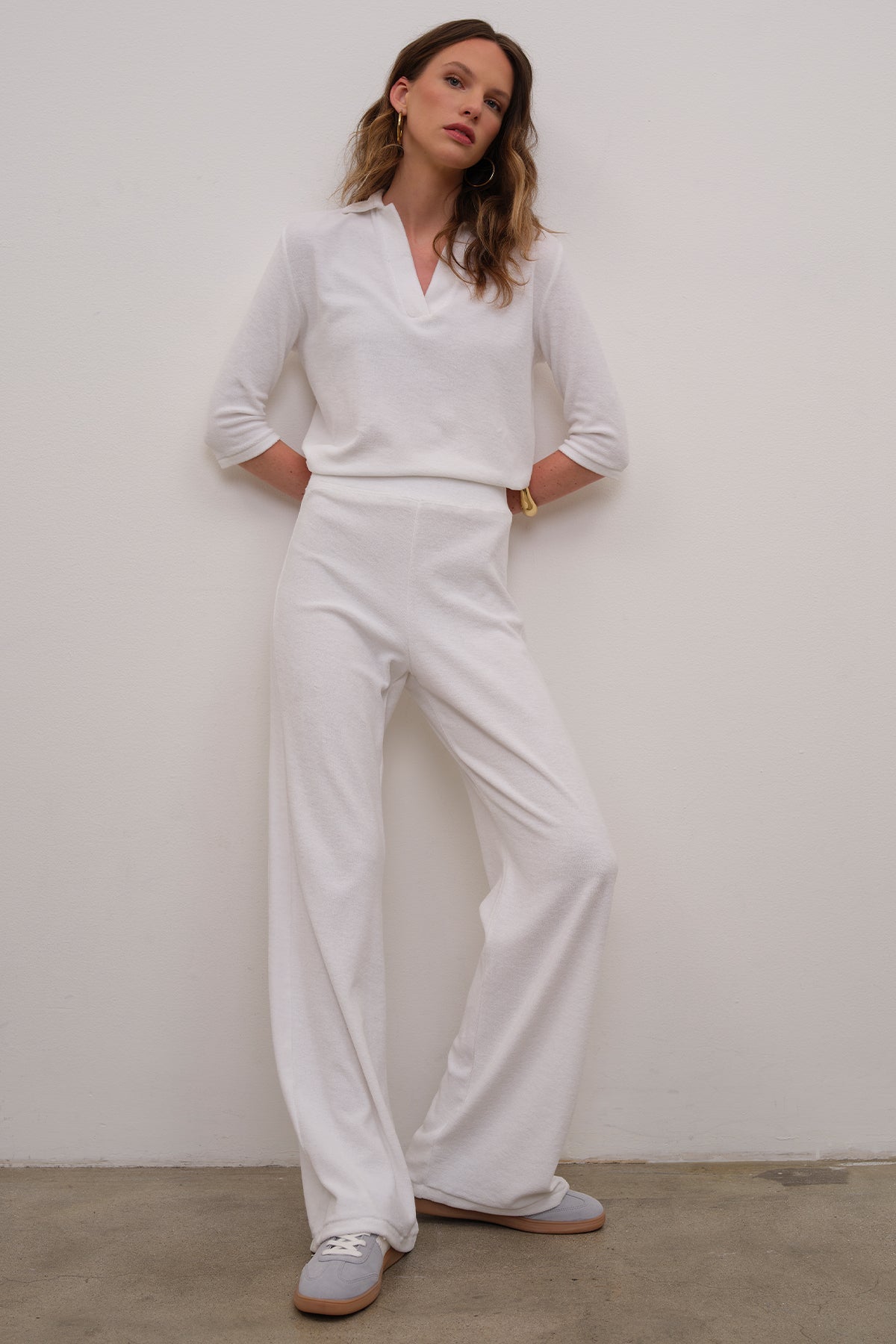 Life of Luxury Track Pant - Goldie LeWinter #color_white