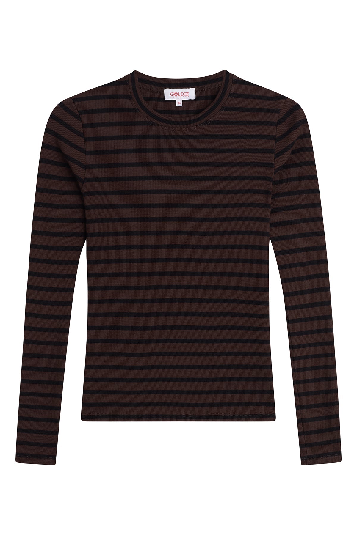 Lina Striped Top - Goldie LeWinter #color_coffee - limited edition