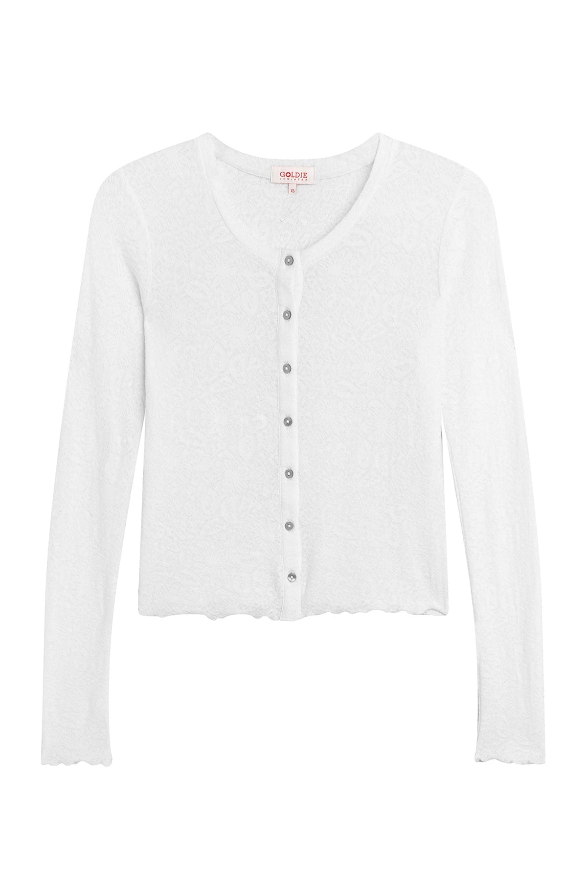 Love Story Cardigan - Goldie LeWinter #color_white